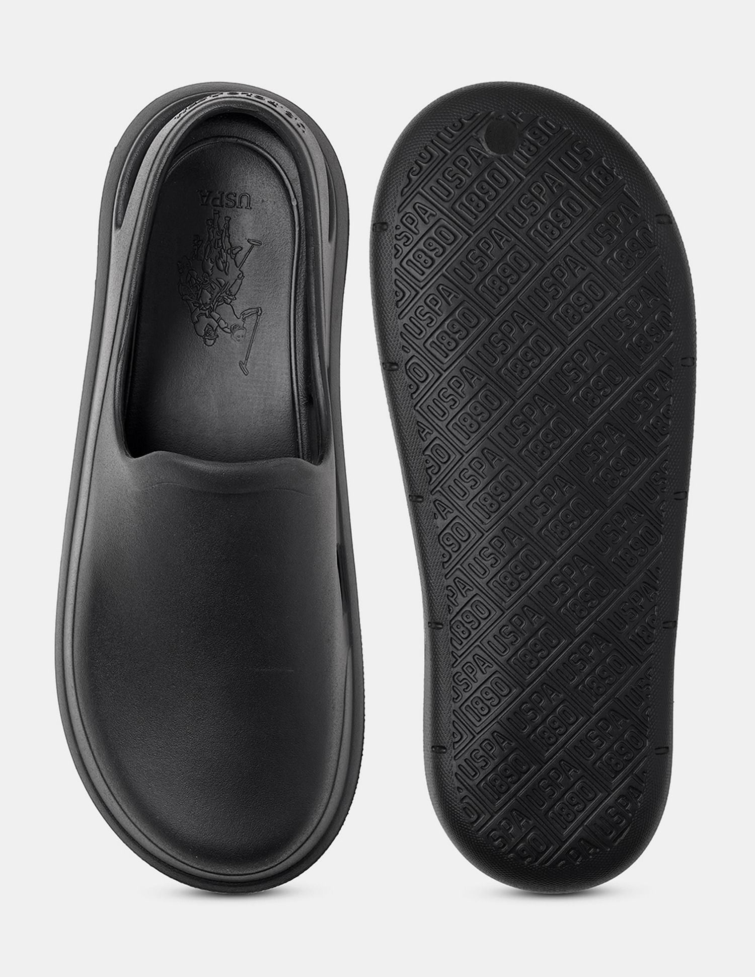 Men Neto Foam Walk Clogs Black - U.S. POLO ASSN. | Large