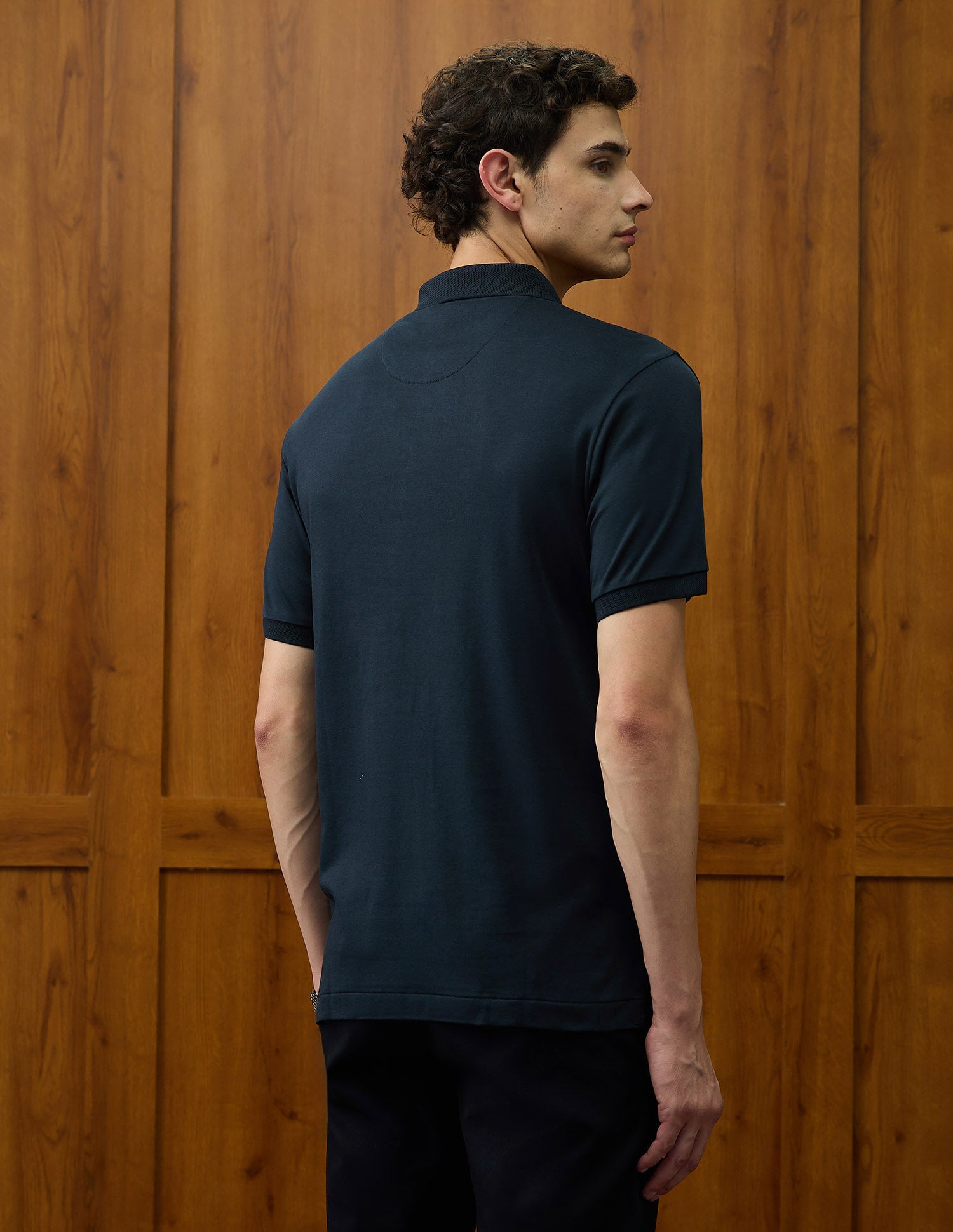 Brand Embossed Varsity Theatre Polo Shirt Navy - U.S. POLO ASSN. | Large