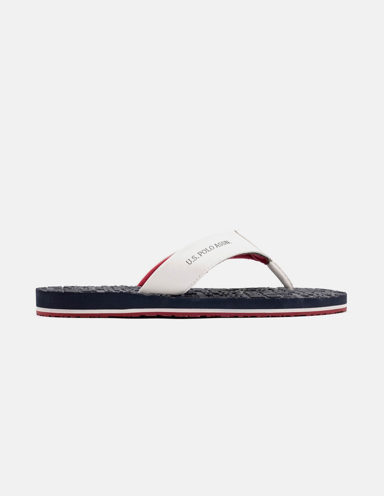 Men Rodri Brand Printed Flip Flops Navy - U.S. Polo Assn. India | Large