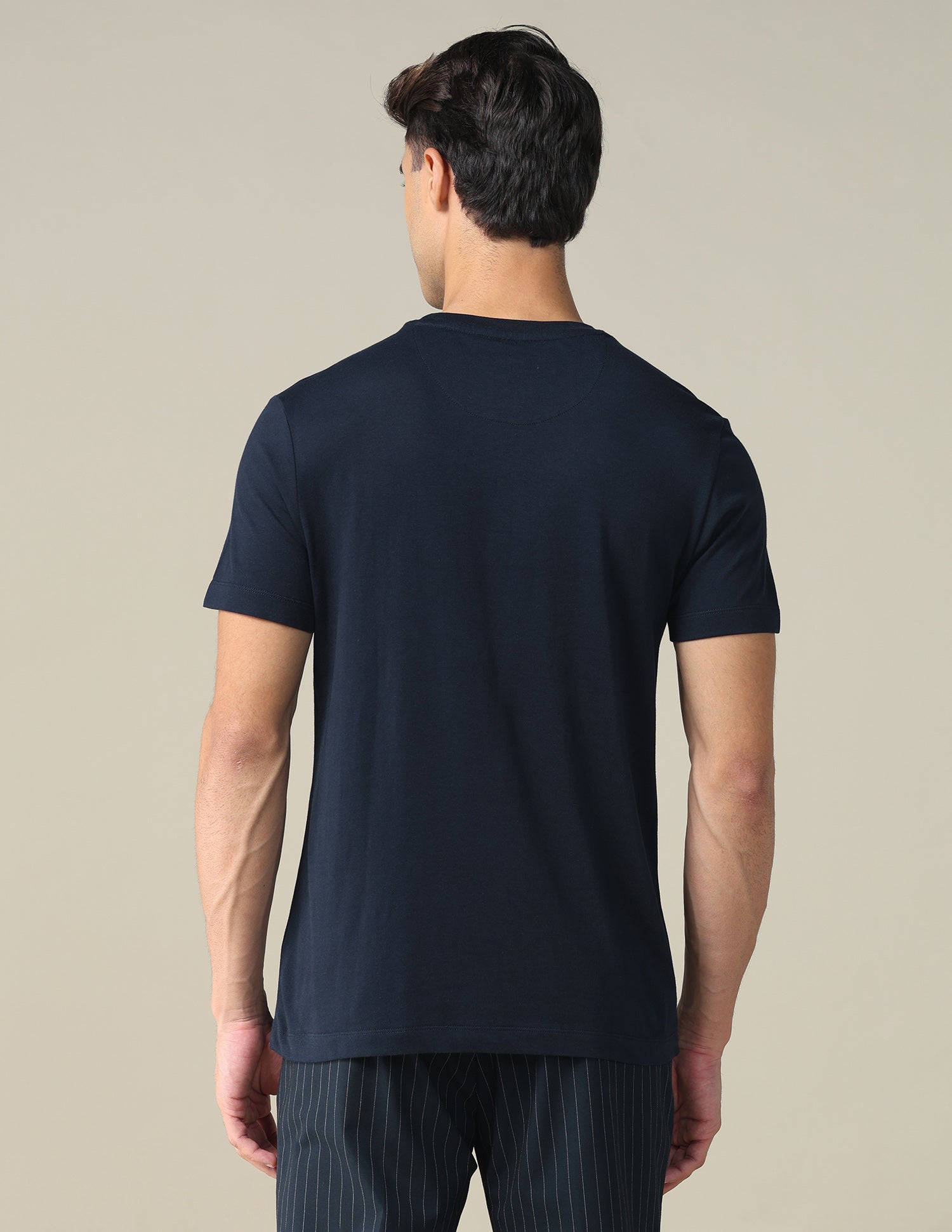 Regular Fit Solid T-shirt Navy - U.S. POLO ASSN. | Large