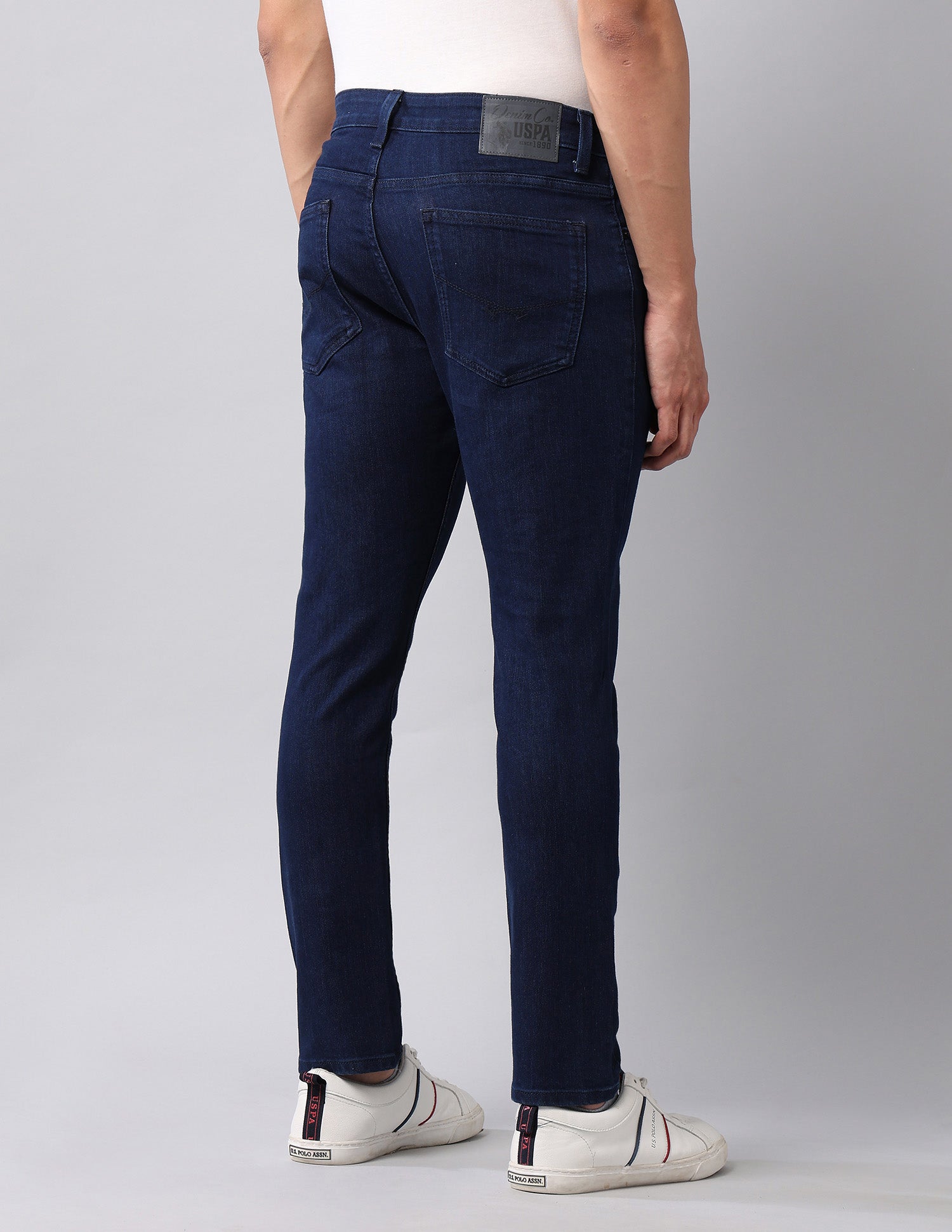 Henry Tapered Fit Blue Jeans Dark Blue - U.S. Polo Assn. India | Large