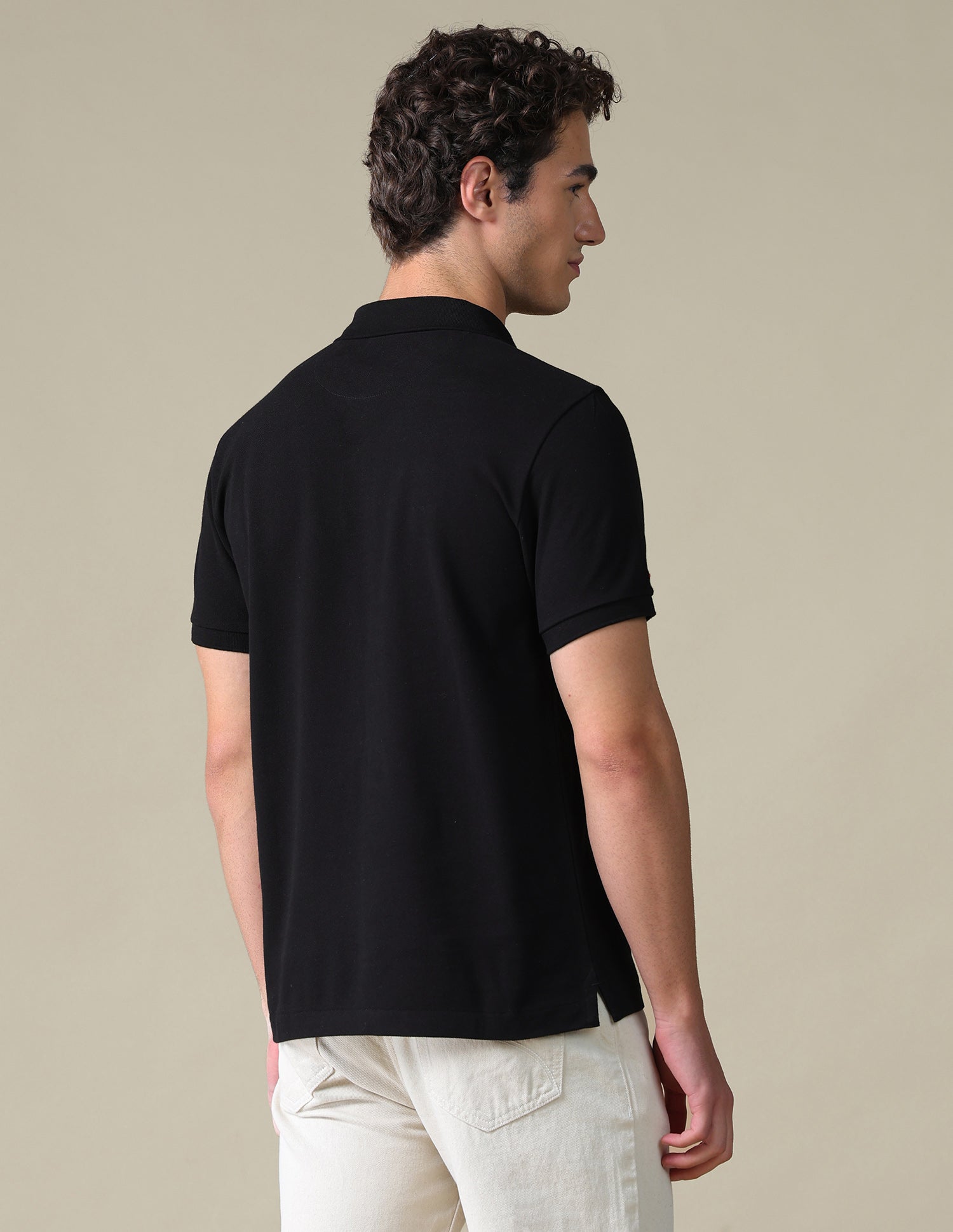 Slim Fit Graphic Brand Printed T-Shirt Black - U.S. Polo Assn. India | Large