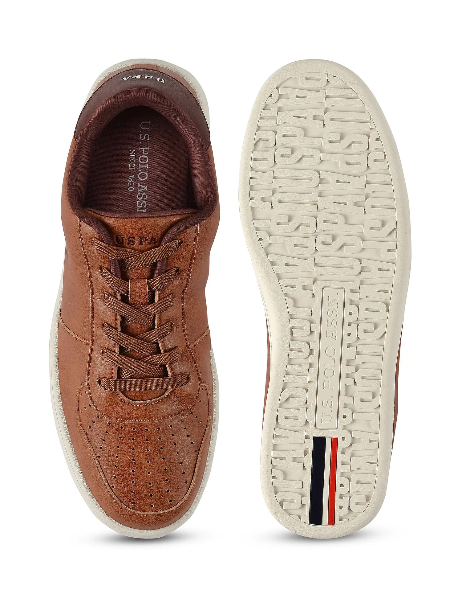 Men Colour Block Tobias Sneakers Tan - U.S. POLO ASSN. | Large