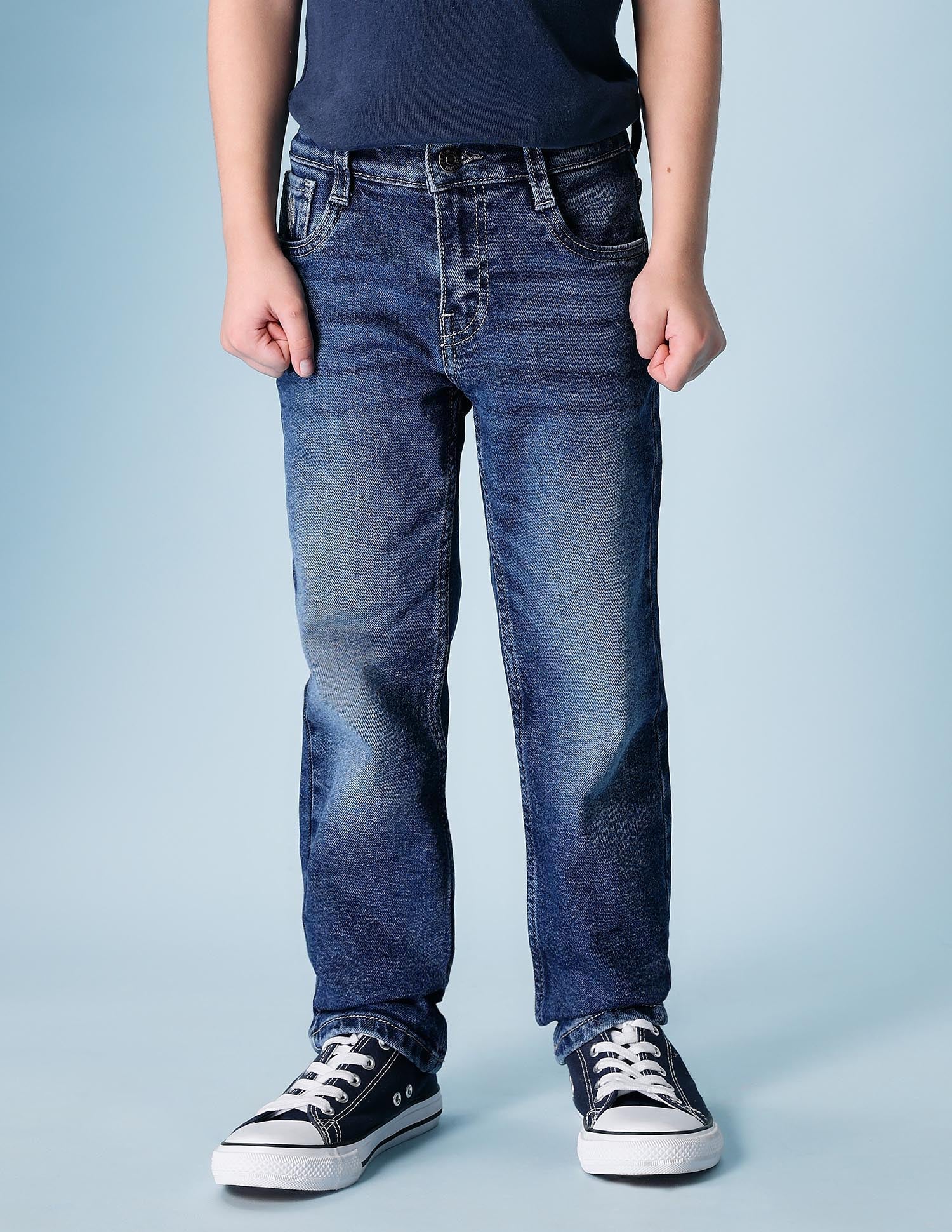 Boys Whiskered Relaxed Fit Jeans Indigo - U.S. POLO ASSN. | Large