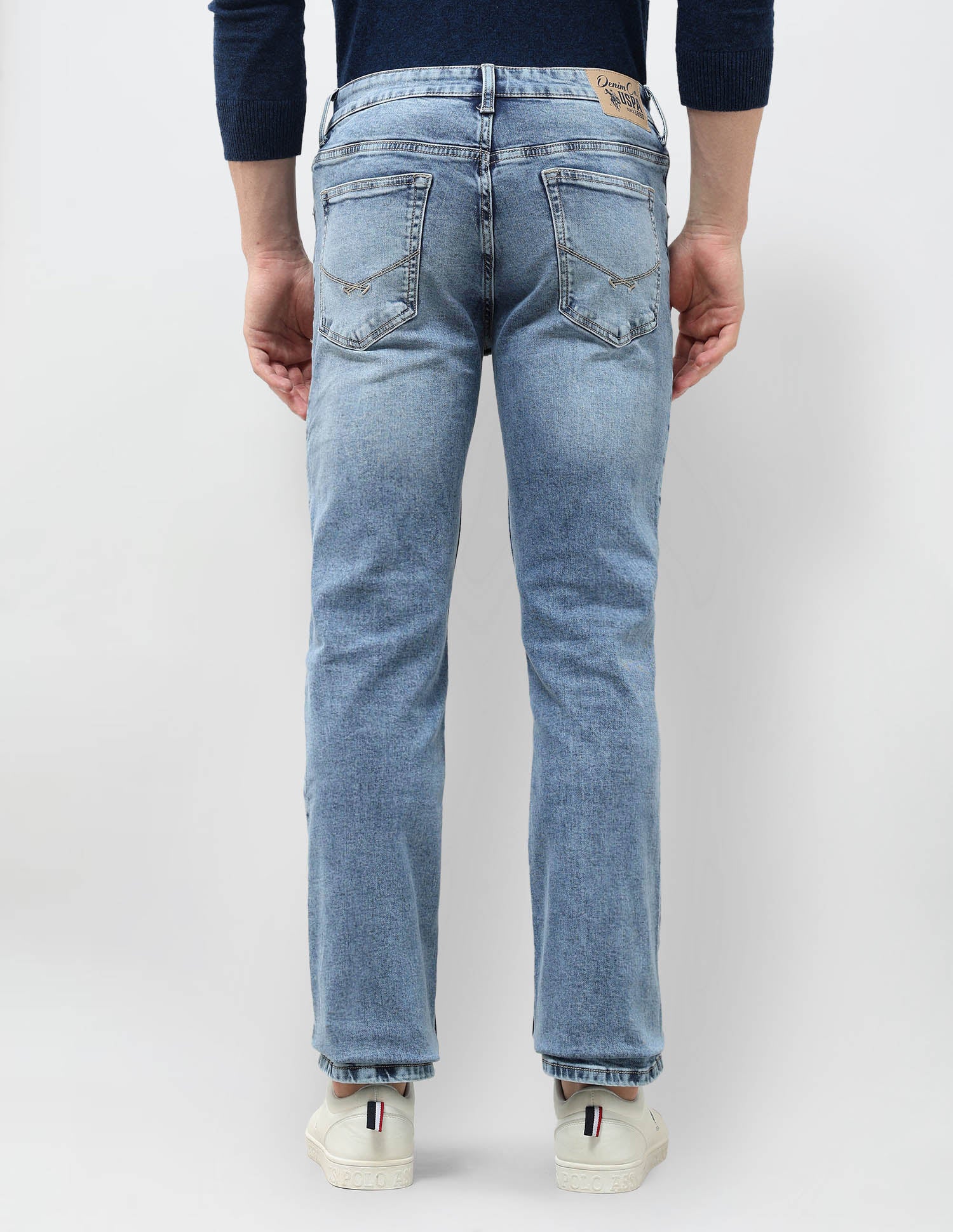 Connor Bootcut Blue Jeans Light Indigo - U.S. POLO ASSN. | Large