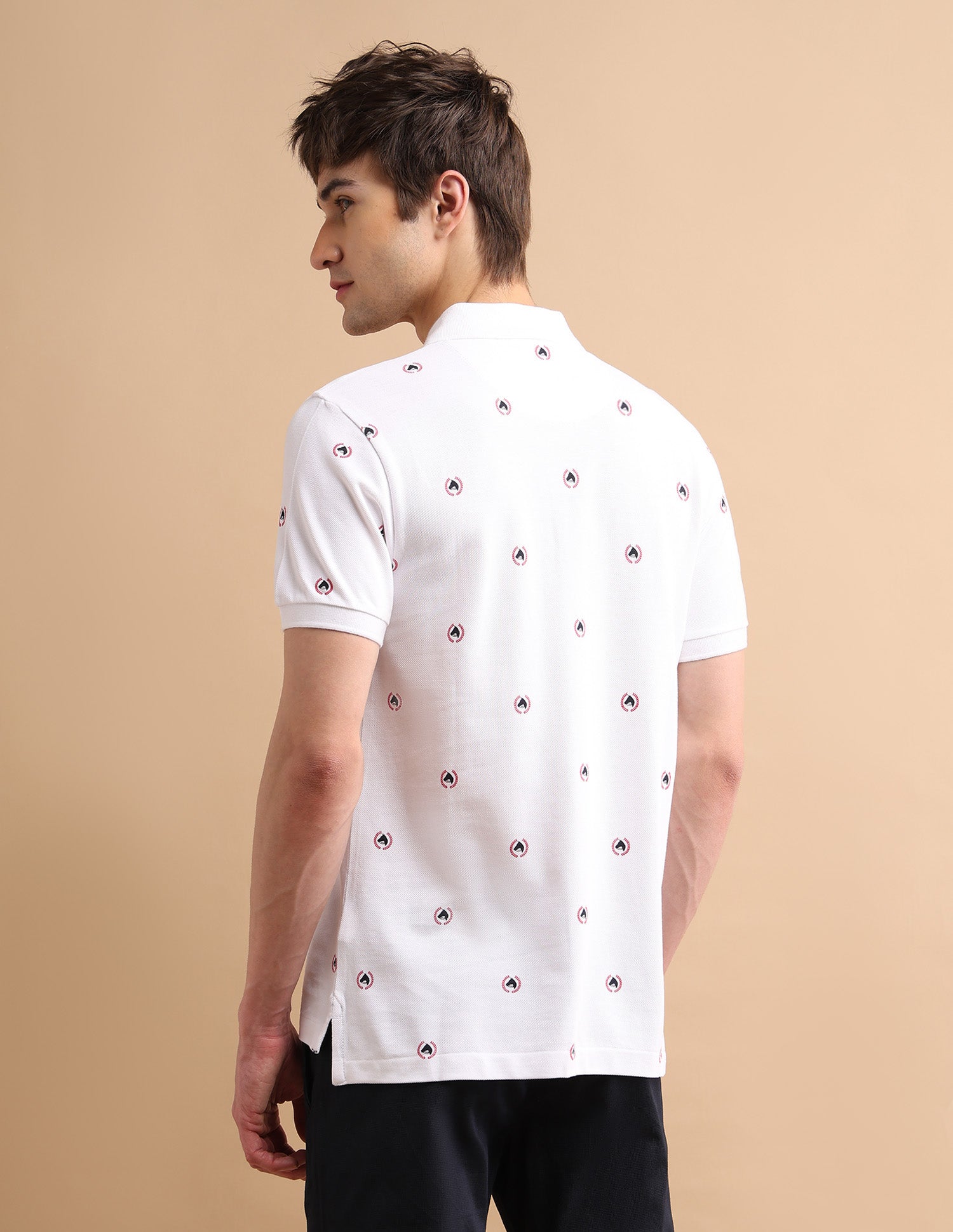 Heritage Print Polo Shirt White - U.S. POLO ASSN. | Large