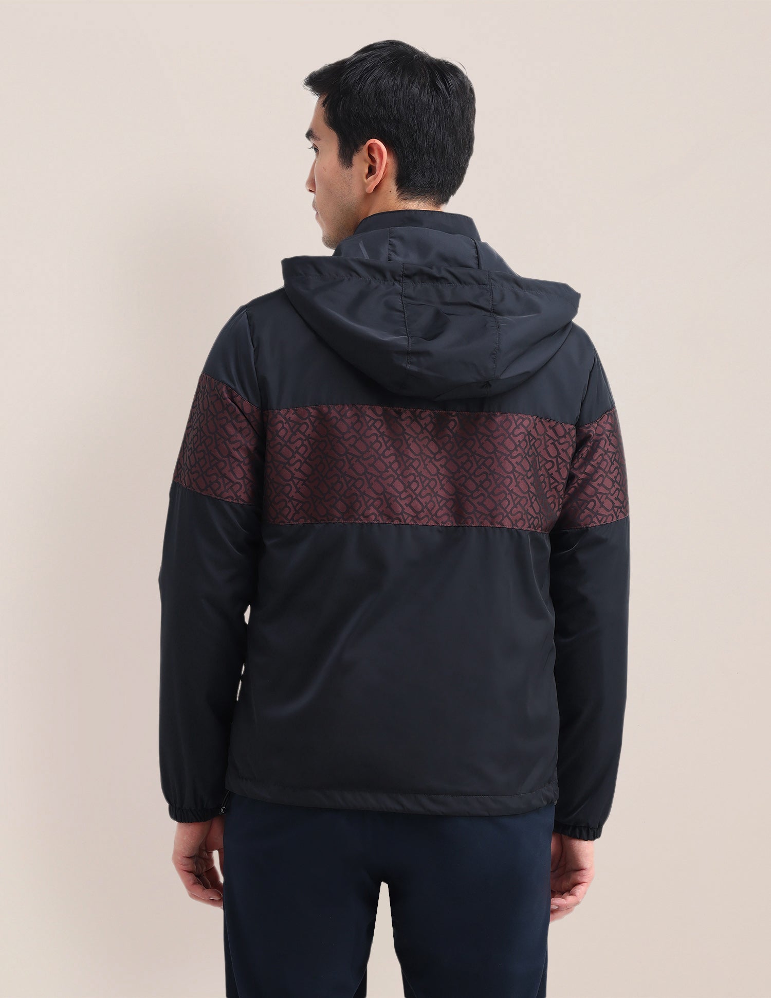 Brand Printed Regular Fit Jacket Dark Navy - U.S. POLO ASSN. | Large