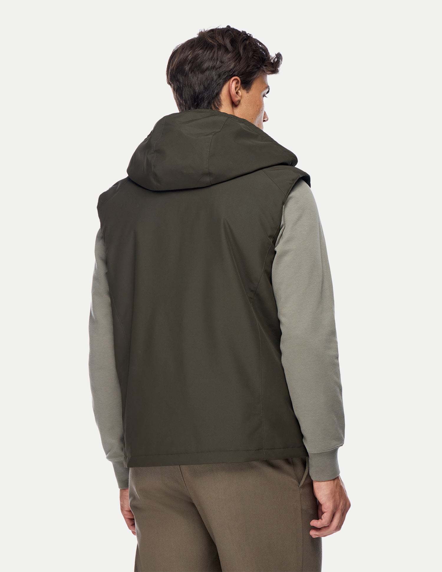 Solid Regular Fit Jacket Olive - U.S. Polo Assn. India | Large