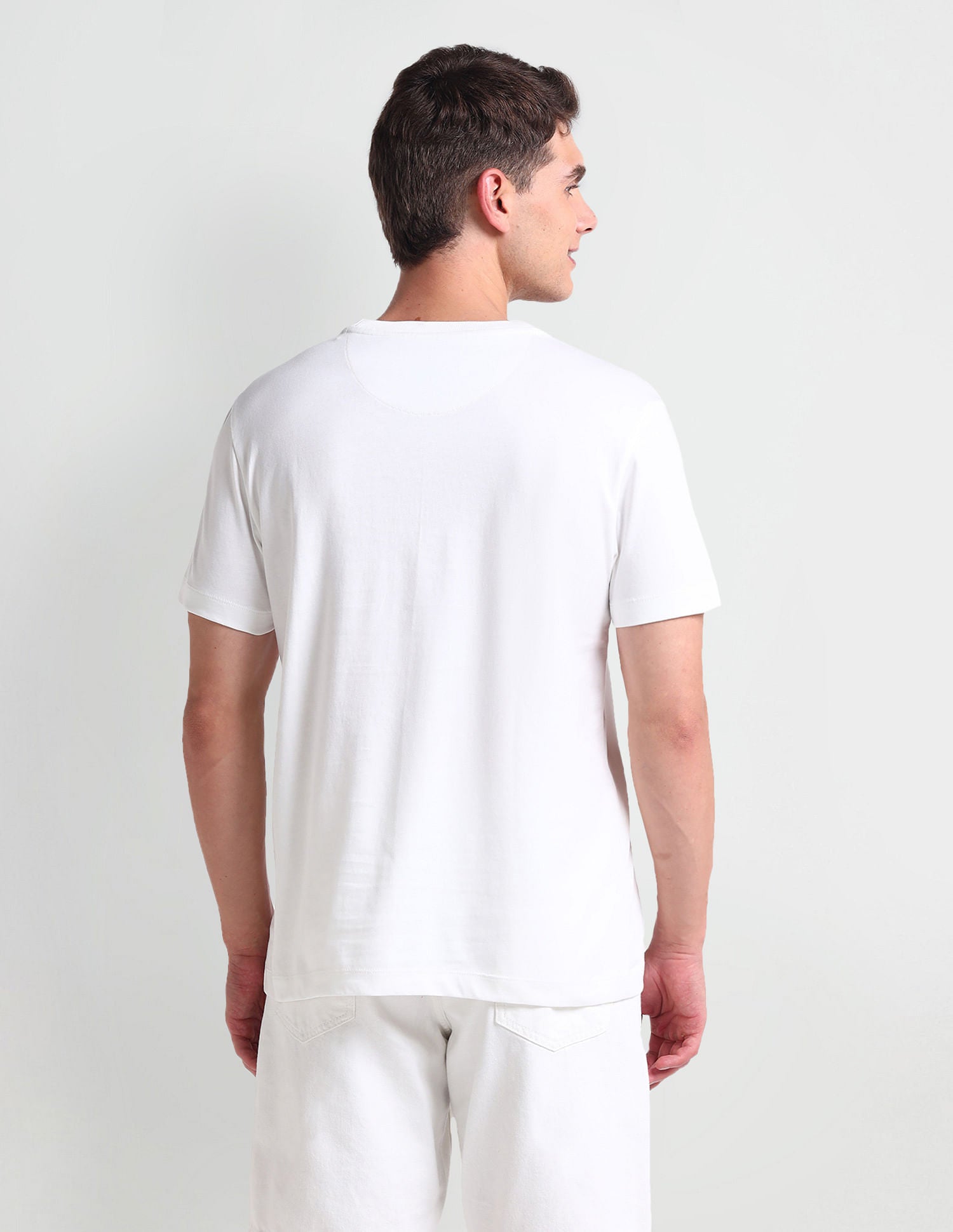 Muscle Fit Brand Print T-Shirt Ivory - U.S. POLO ASSN. | Large