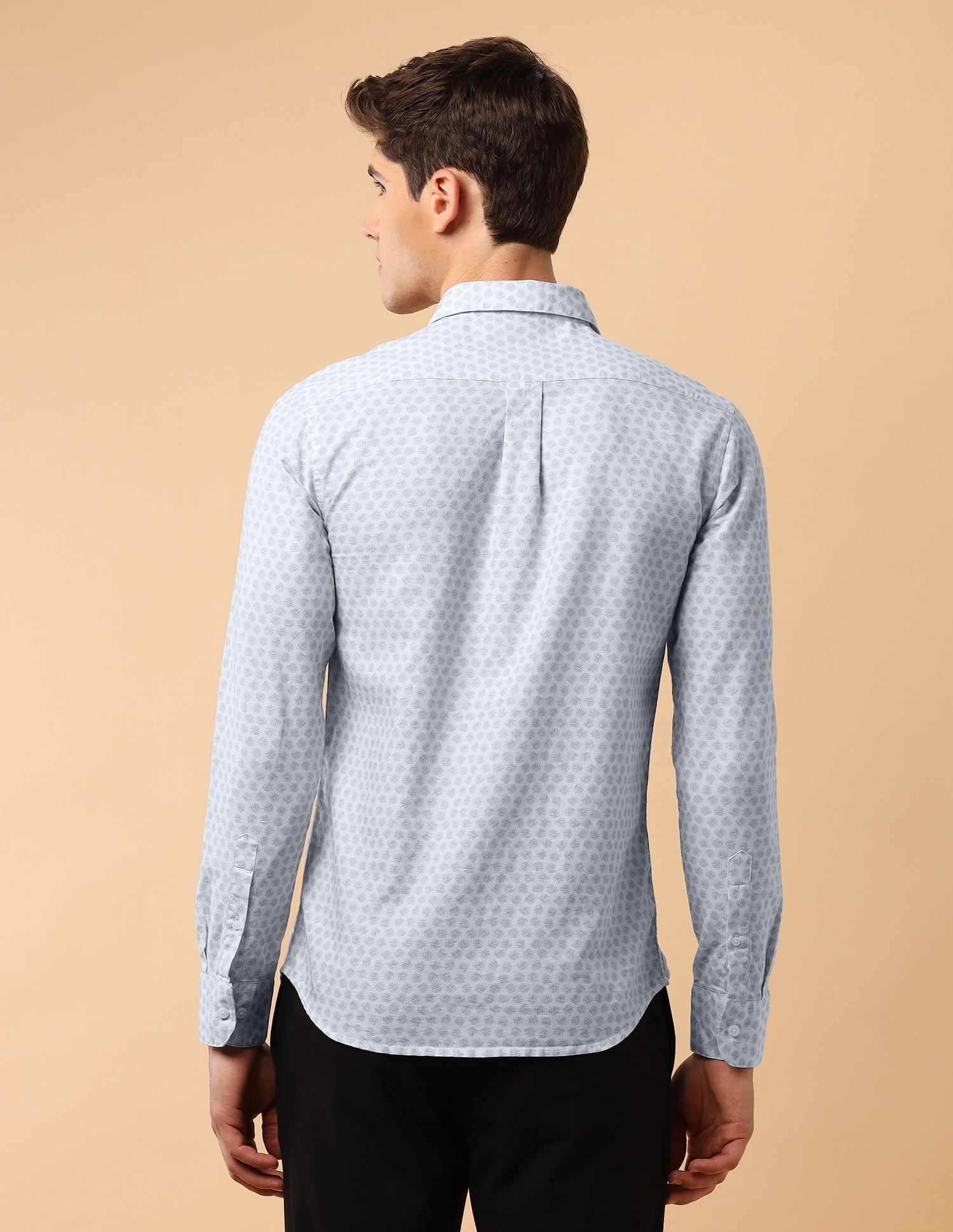 Pacho X Tropical Printed Regular Fit Shirt Grey - U.S. Polo Assn. India | Large