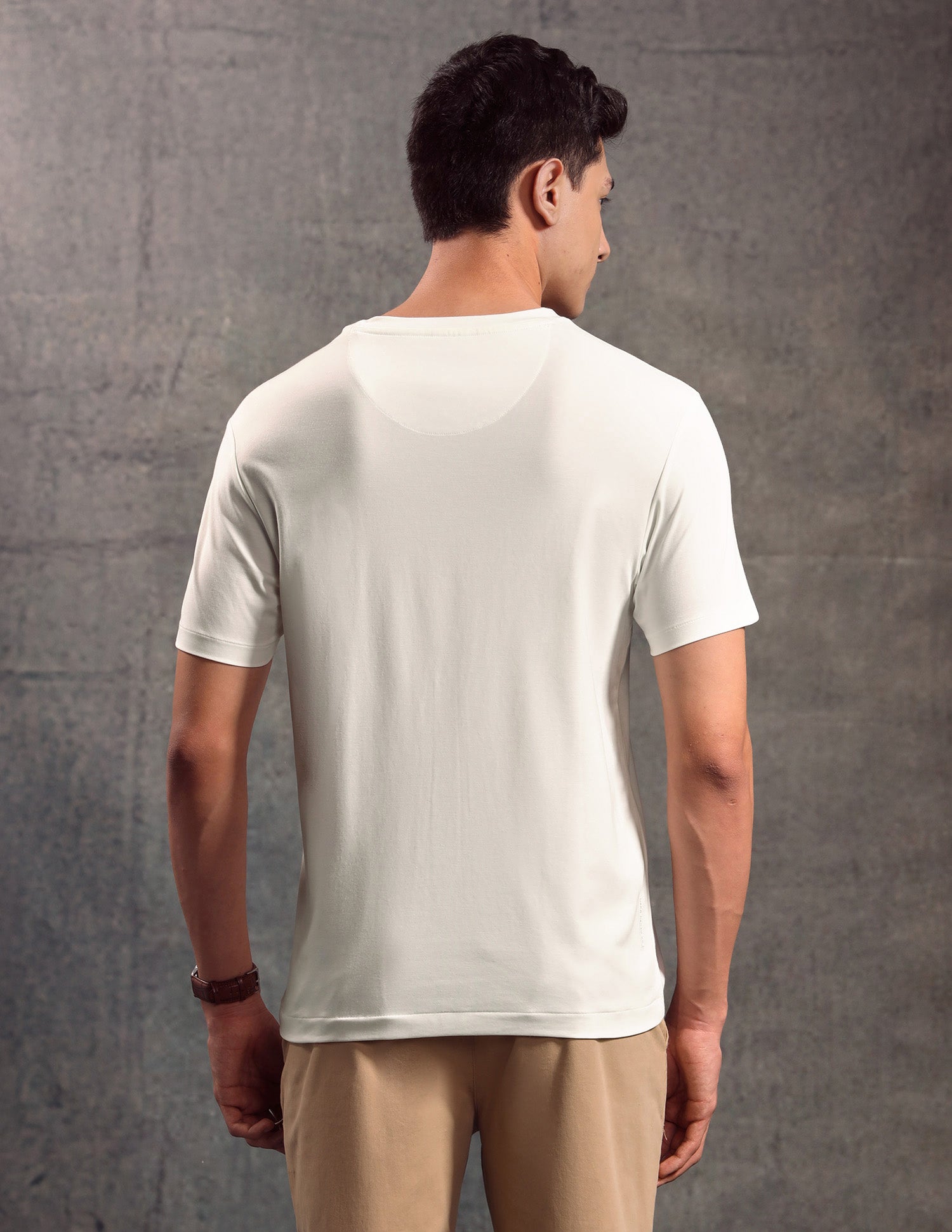 Horizontal Striped Regular Fit T-shirt Ivory - U.S. POLO ASSN. | Large