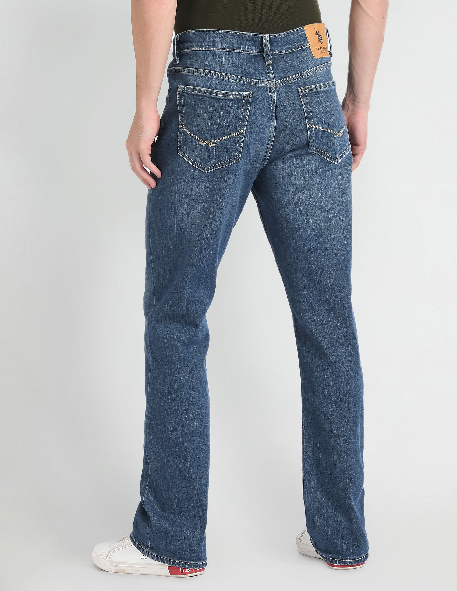 Connor Bootcut Fit Blue Jeans Blue - U.S. Polo Assn. India | Large