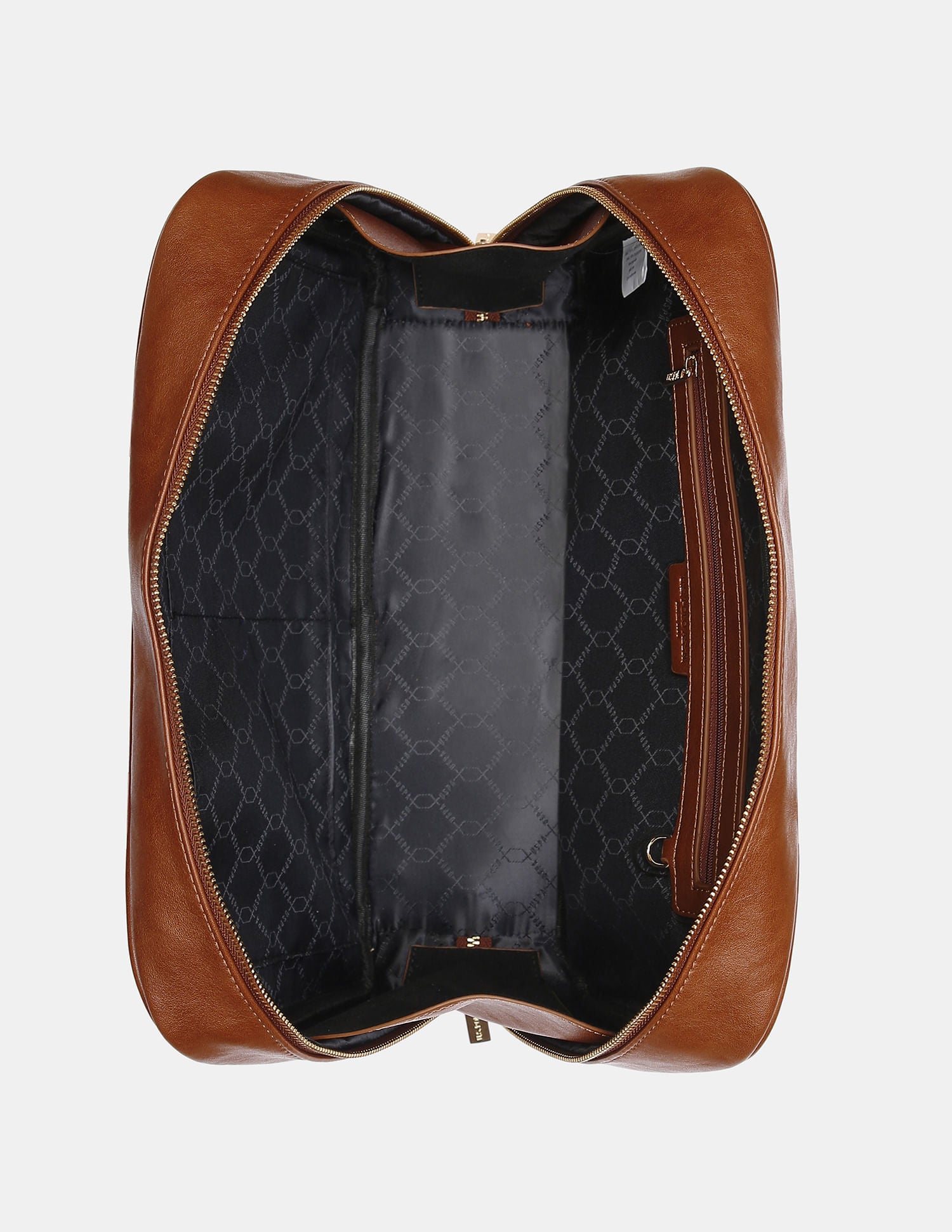 Women Blynn Compact Work Satchel Bag with Inner Pockets Brown - U.S. POLO ASSN. | Large