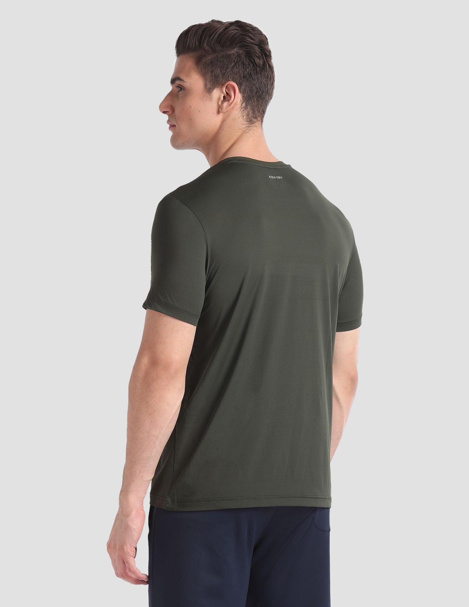 Solid AE001 Lounge T-Shirt - Pack Of 1 Olive - U.S. POLO ASSN. | Large