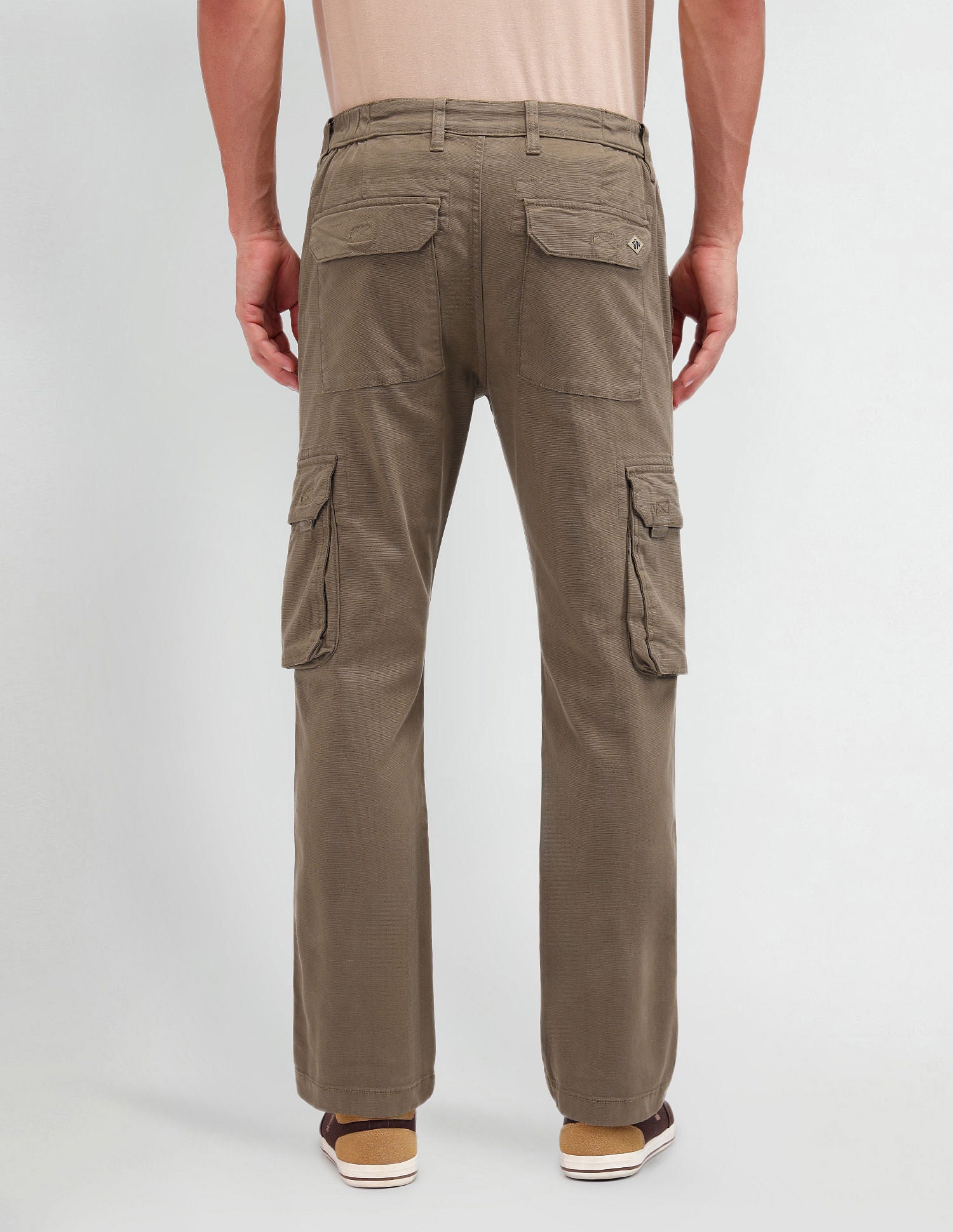 Straight Fit Cargo Trousers Khaki - U.S. POLO ASSN. | Large