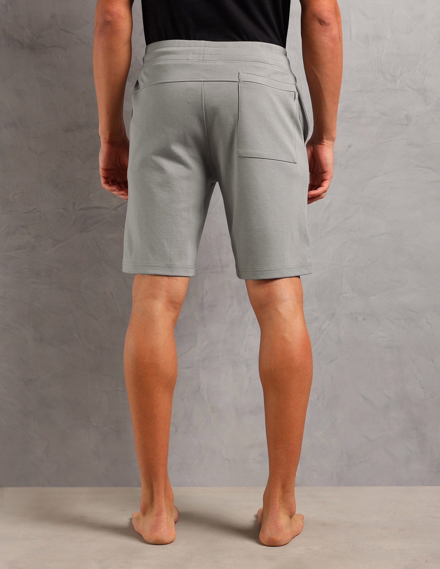 Breathable Cotton Solid OES08 Shorts - Pack Of 1 Formal Grey - U.S. POLO ASSN. | Large