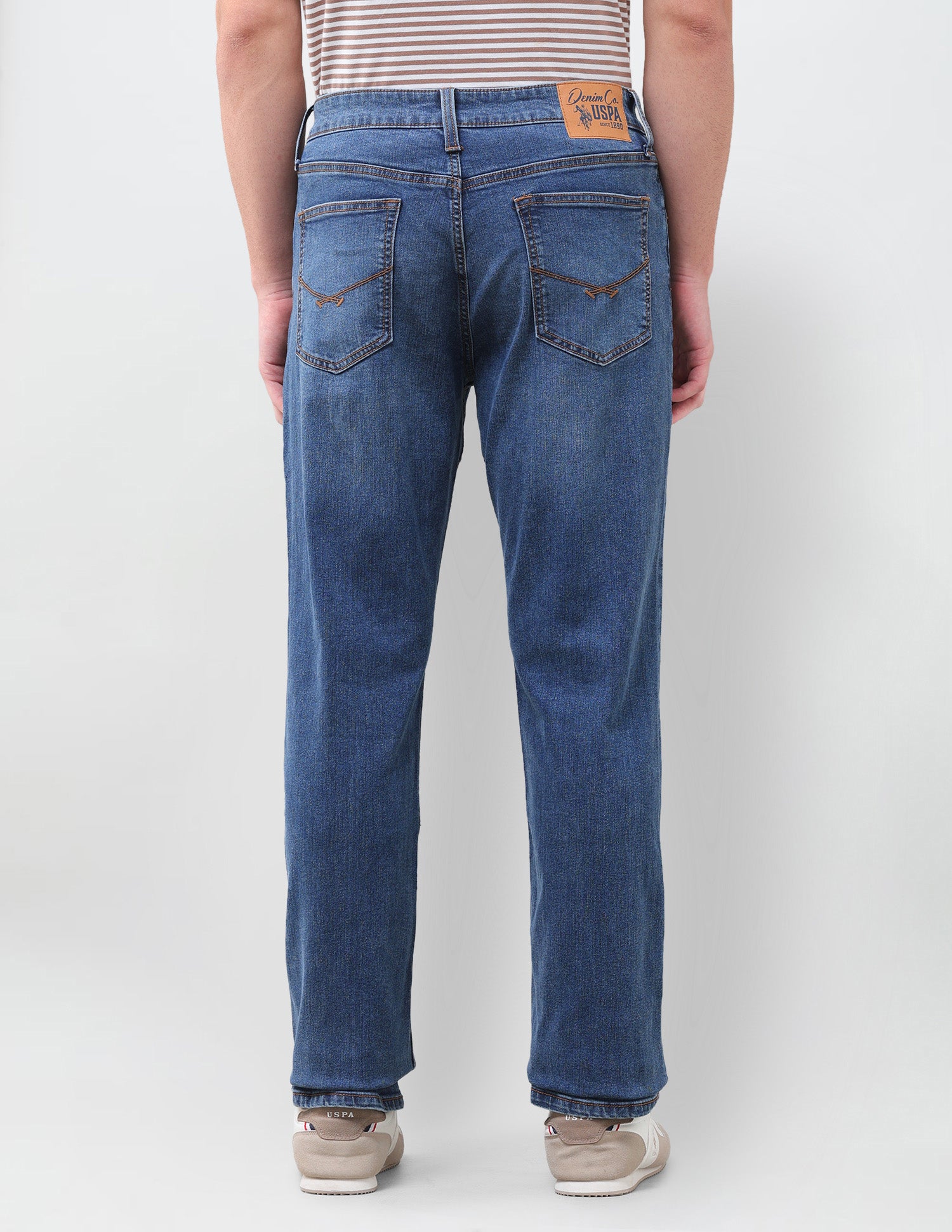 Connor Bootcut Fit Blue Jeans Indigo - U.S. Polo Assn. India | Large