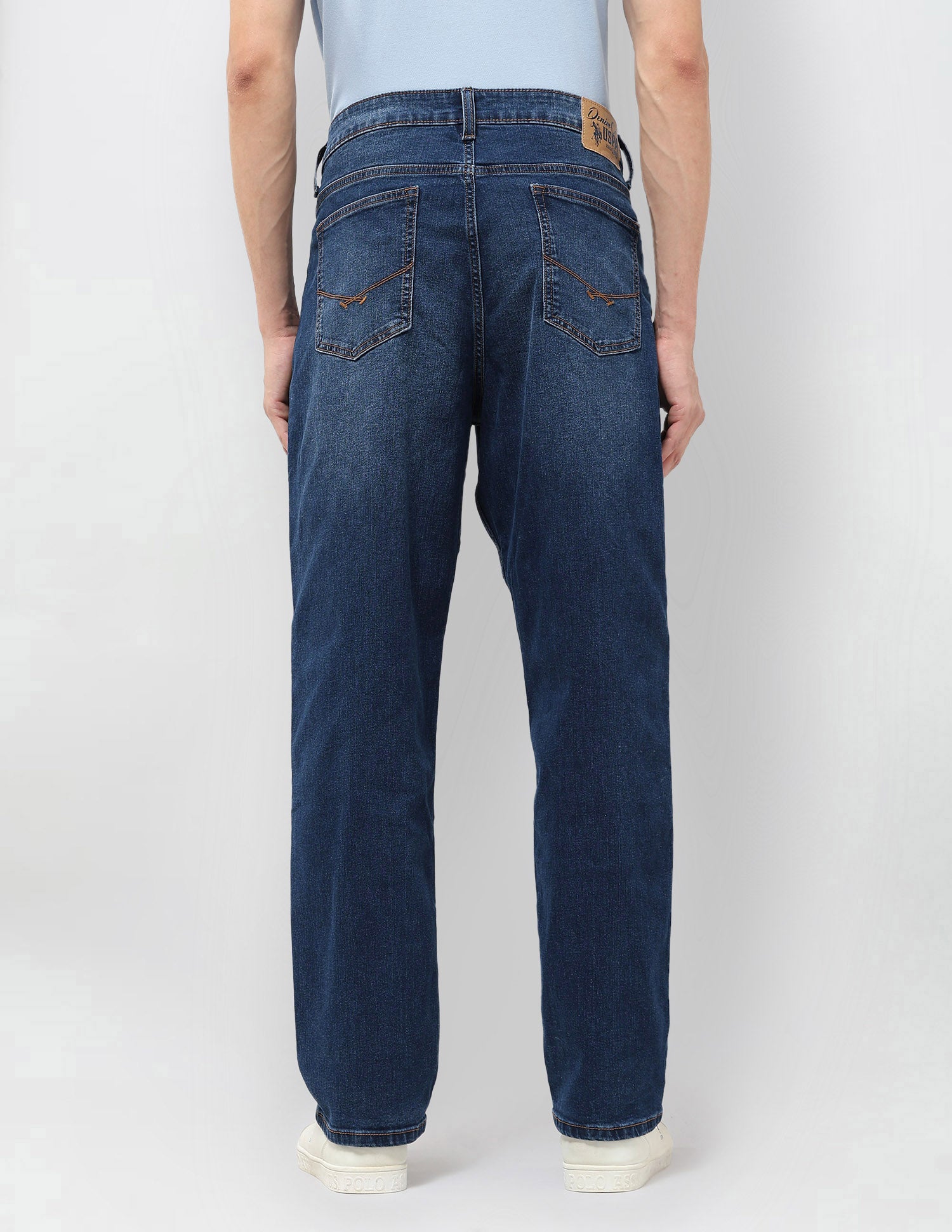 Shawn Relaxed Fit Blue Jeans Indigo - U.S. Polo Assn. India | Large