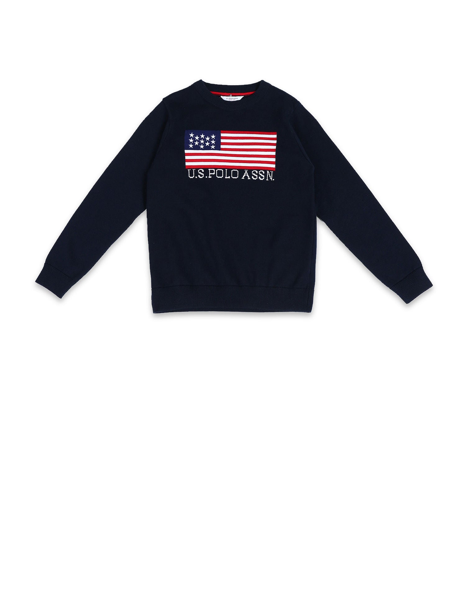 UKSWE0118 NAVY Boys Sweater Navy - U.S. POLO ASSN. | Large