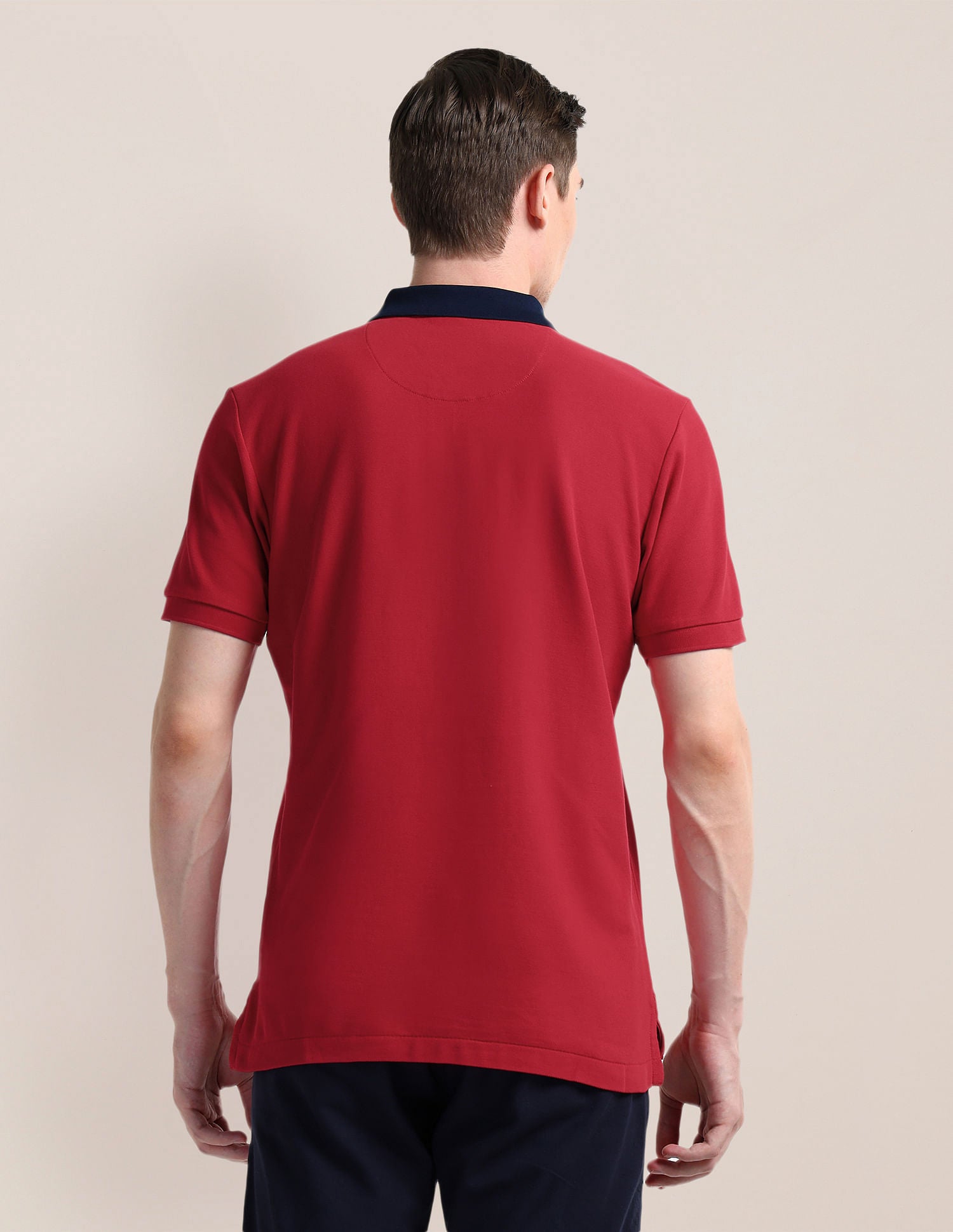 Solid Slim Fit Polo Shirt Red - U.S. POLO ASSN. | Large