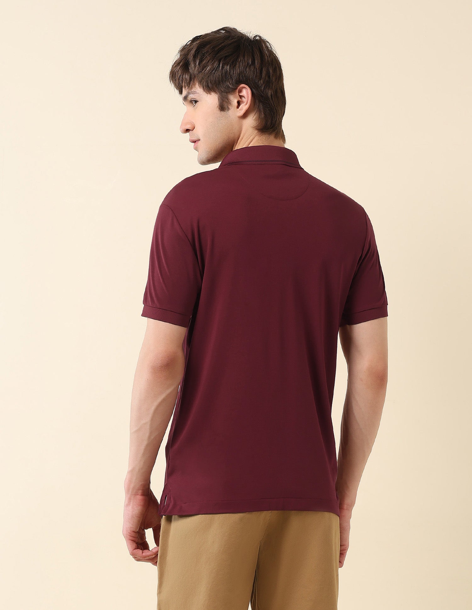 Solid Gentlemans Club Polo Shirt Maroon - U.S. Polo Assn. India | Large