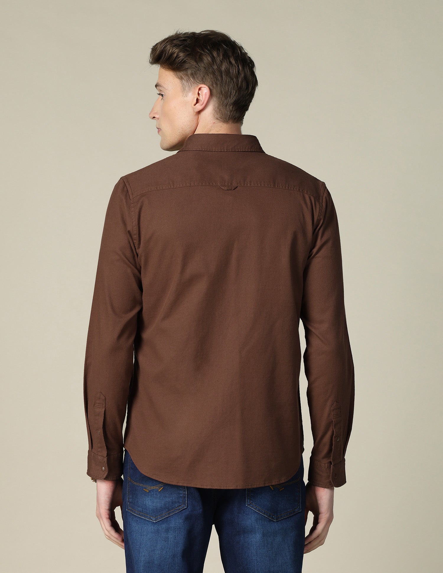 Solid Twill Shacket Rust - U.S. POLO ASSN. | Large