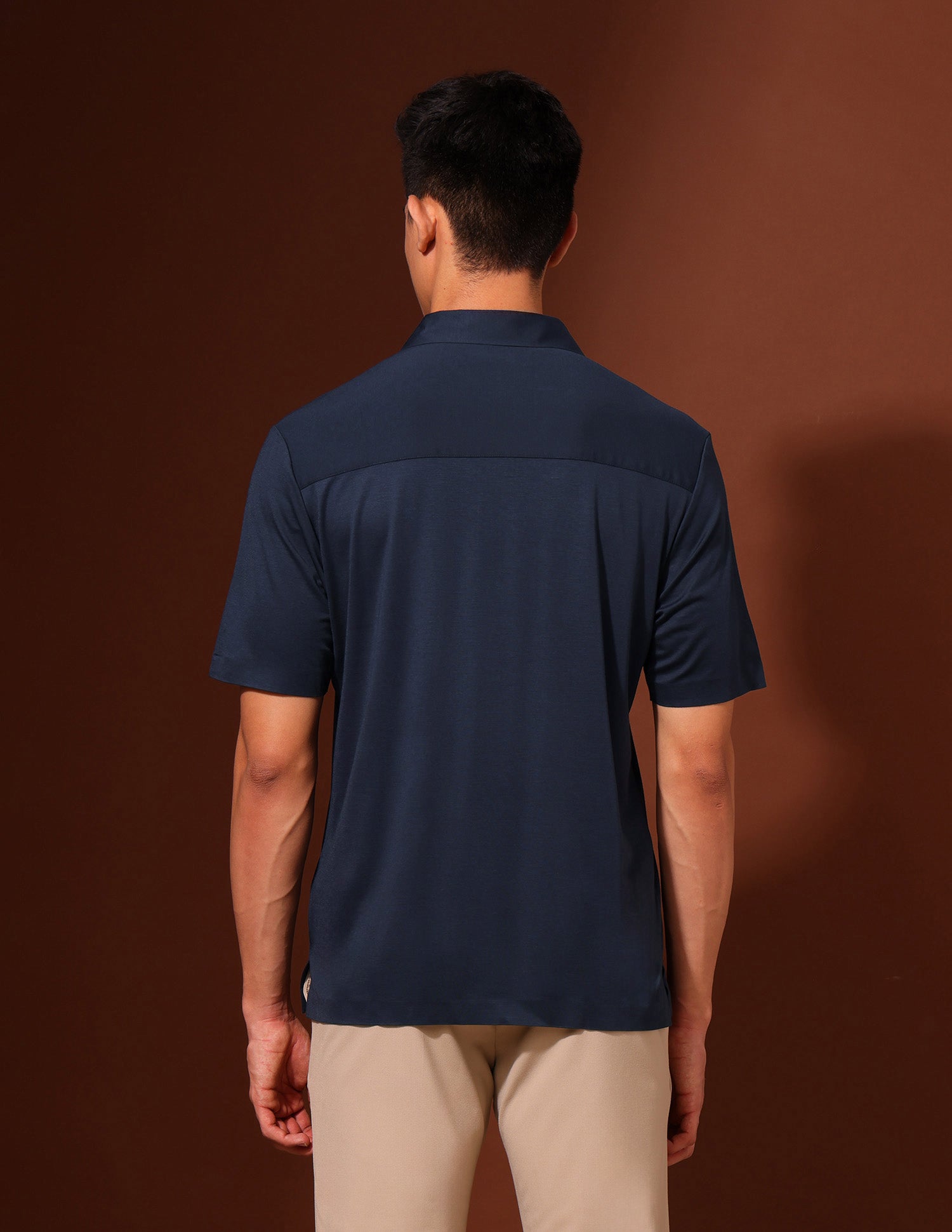 Tailored Fit Working Holiday Shirt Navy - U.S. Polo Assn. India | Large