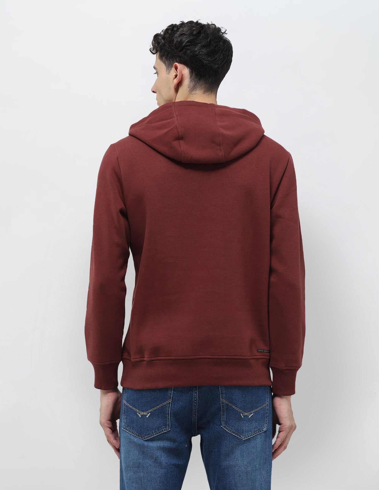 Brand Embossed Regular Fit Sweatshirt Stone - U.S. POLO ASSN. | Large