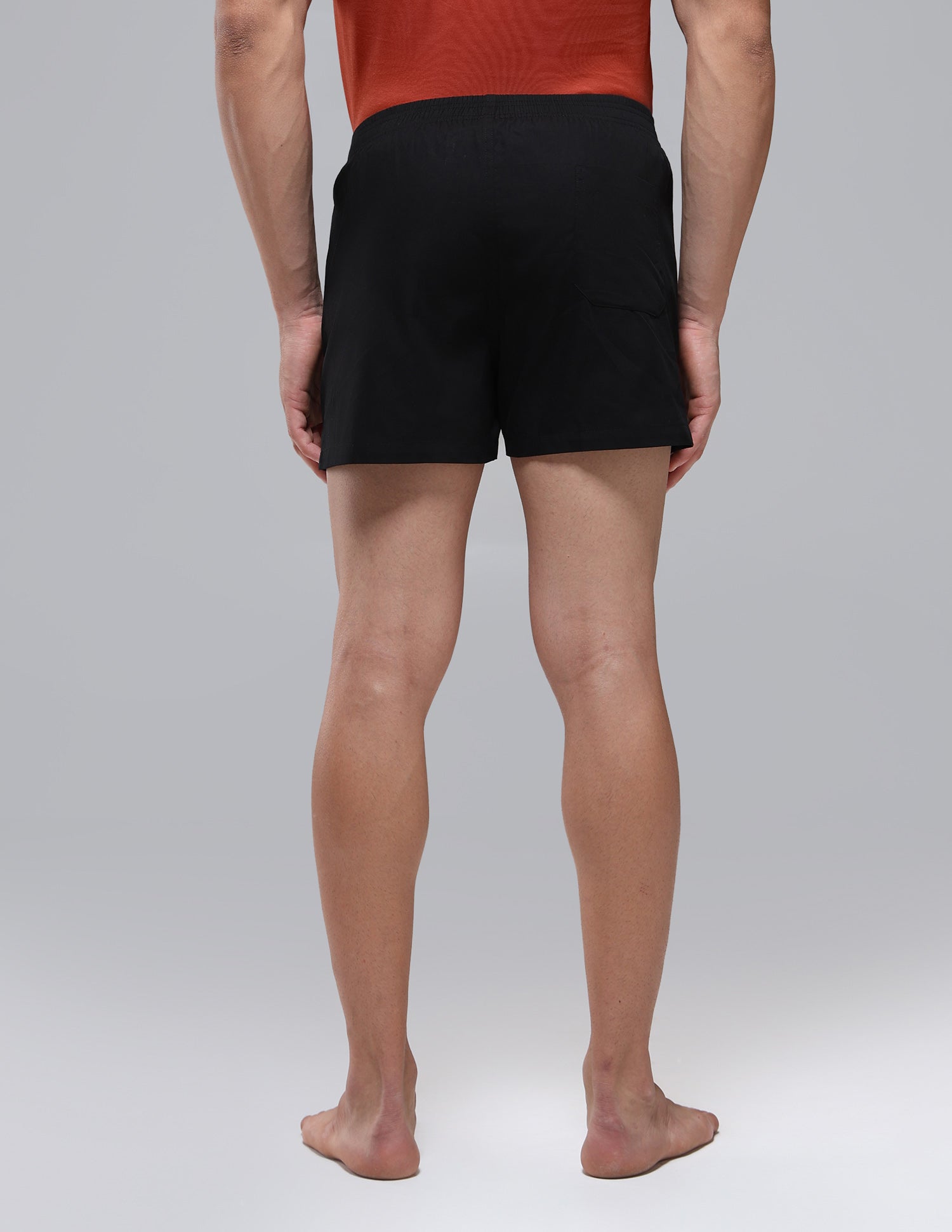 Pure Cotton Mid Rise OEX14 Boxers - Pack Of 1 Uspa Black - U.S. Polo Assn. India | Large
