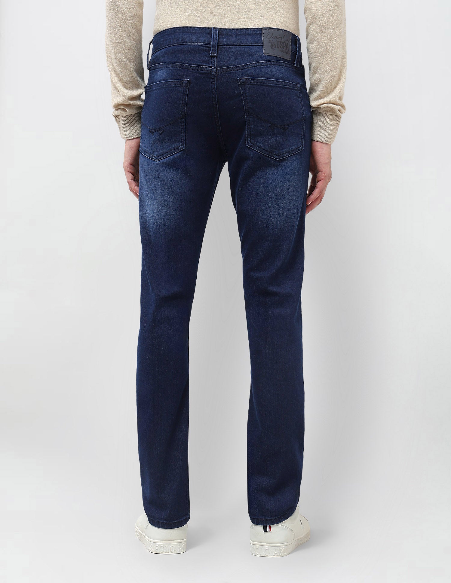Regallo Skinny Fit Mid Rise Jeans Indigo - U.S. Polo Assn. India | Large