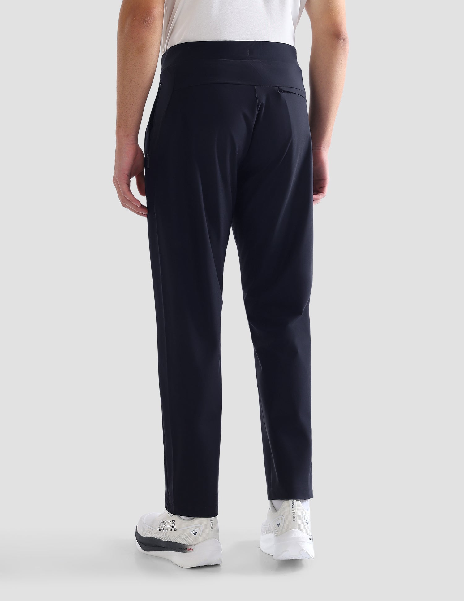 Mid Rise Slim Fit Active Track Pants Navy - U.S. Polo Assn. India | Large