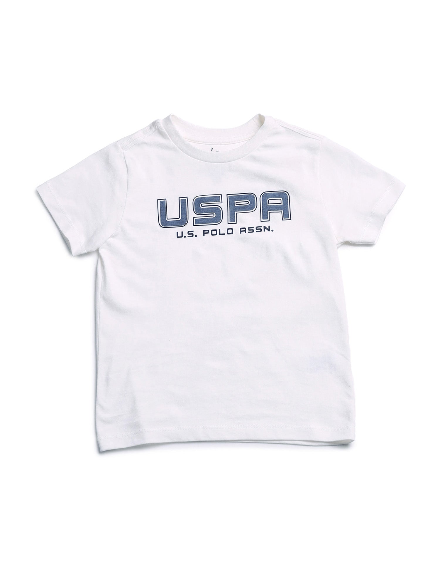Boys Regular Fit Brand Printed T-Shirt Off White - U.S. POLO ASSN. | Large