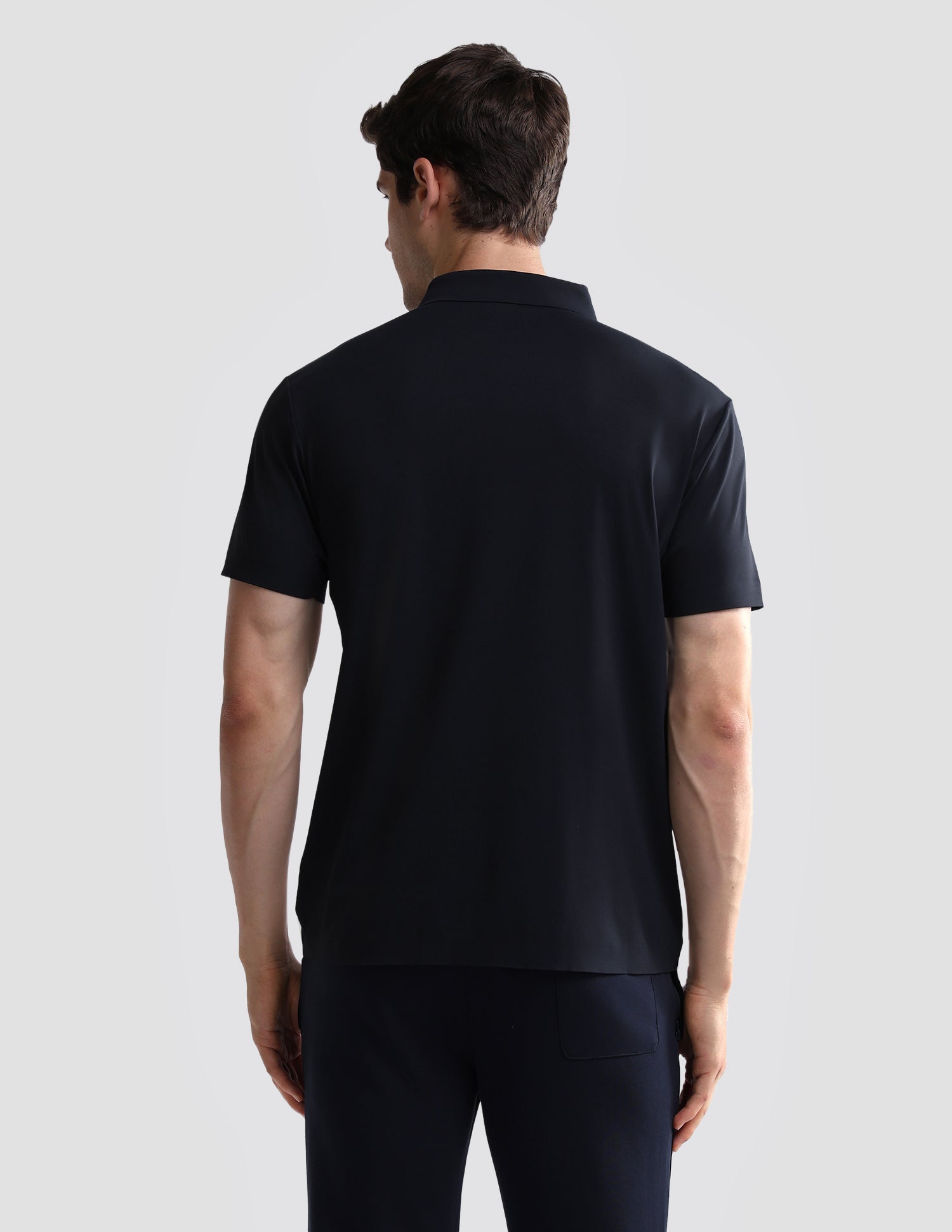 Colourblocked Slim Fit Active Polo Shirt Navy - U.S. Polo Assn. India | Large