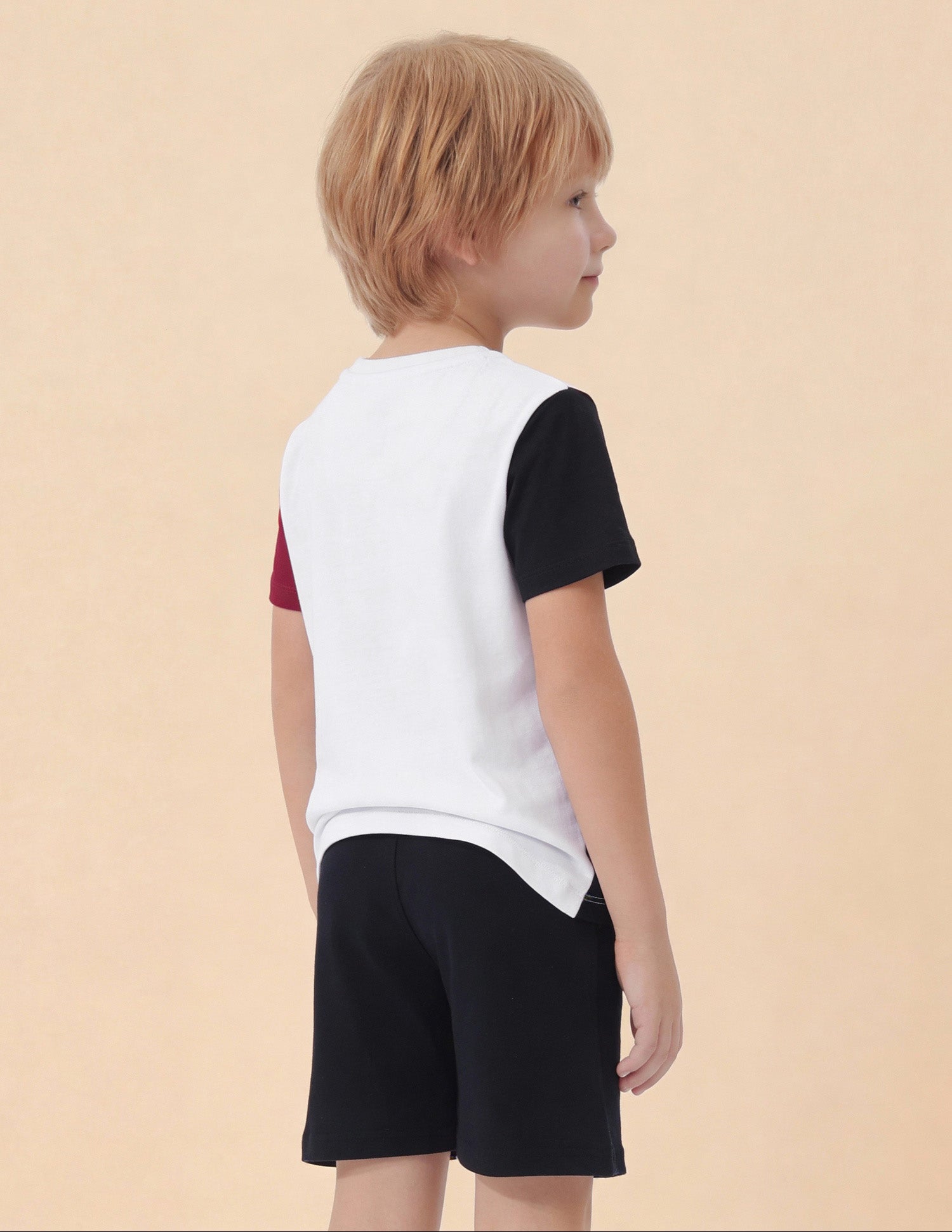 Colour Blocked Brand Printed Regular Fit T-Shirt White - U.S. Polo Assn. India | Large