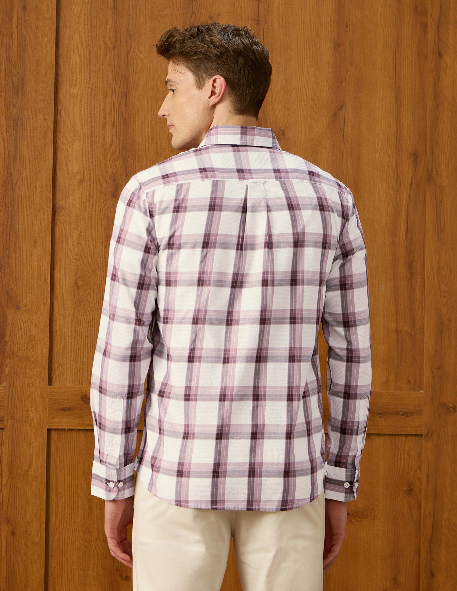 Equestrian Sports @ Elevnado Tartan Checked Shirt Maroon - U.S. Polo Assn. India | Large