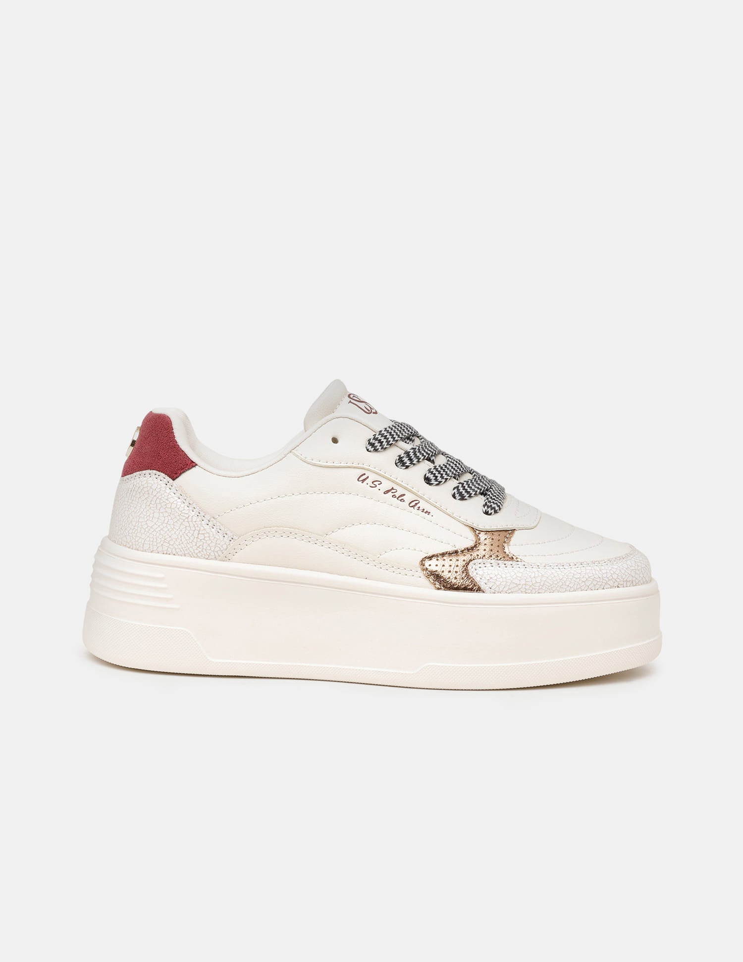 Kairis Beige Light Weight Sneaker Shoes Beige - U.S. Polo Assn. India | Large