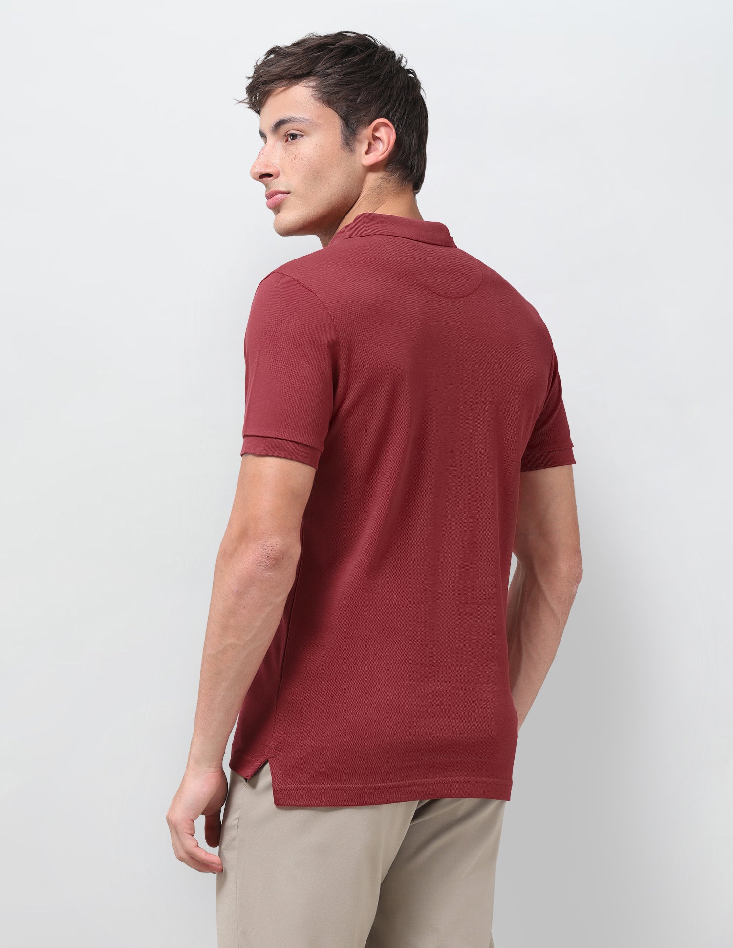 Brand Printed Regular Fit Polo Shirt Red - U.S. Polo Assn. India | Large