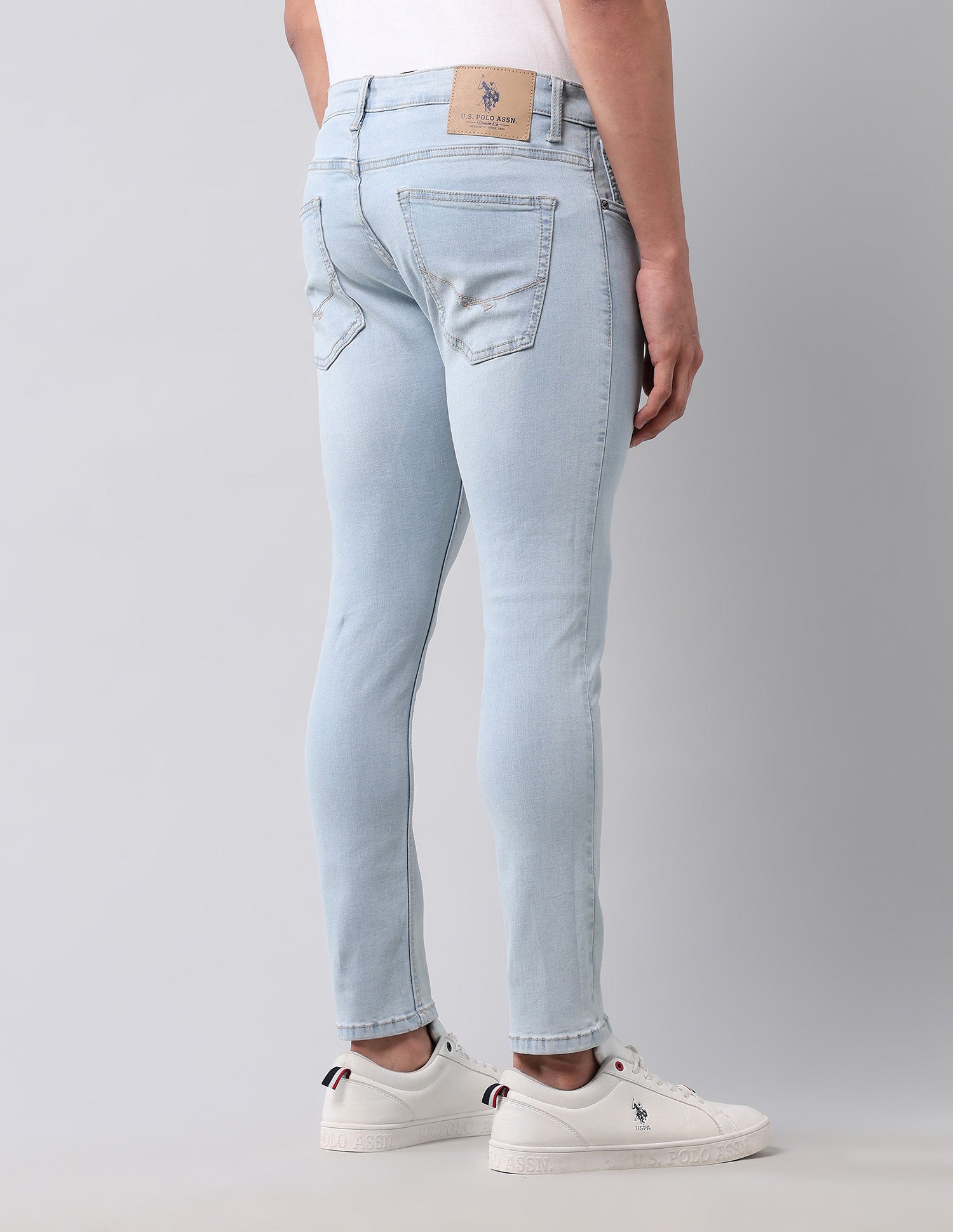 Henry Tapered Fit Blue Jeans Blue - U.S. POLO ASSN. | Large