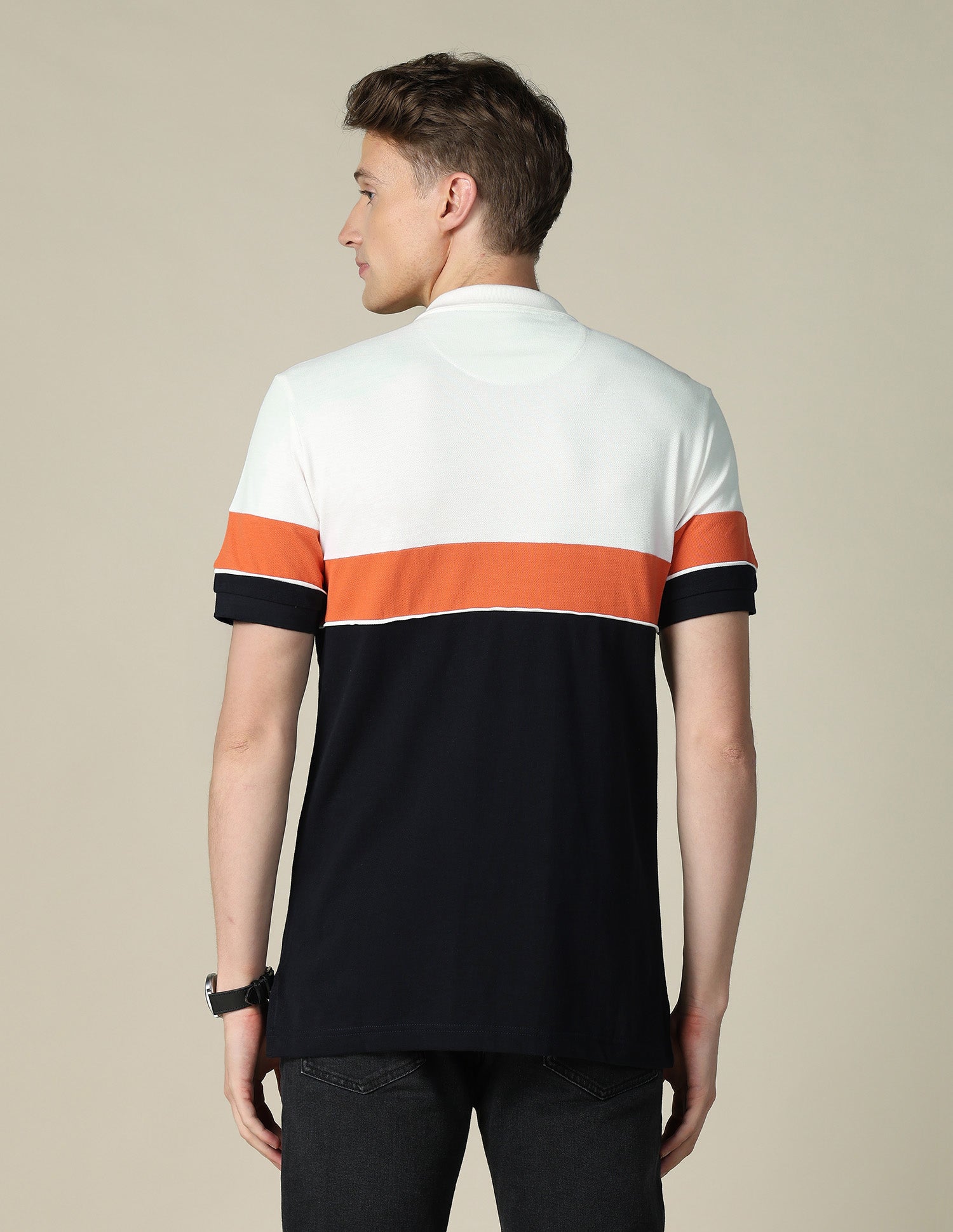 Brand Embroidered Regular Fit Polo Shirt Ivory - U.S. POLO ASSN. | Large