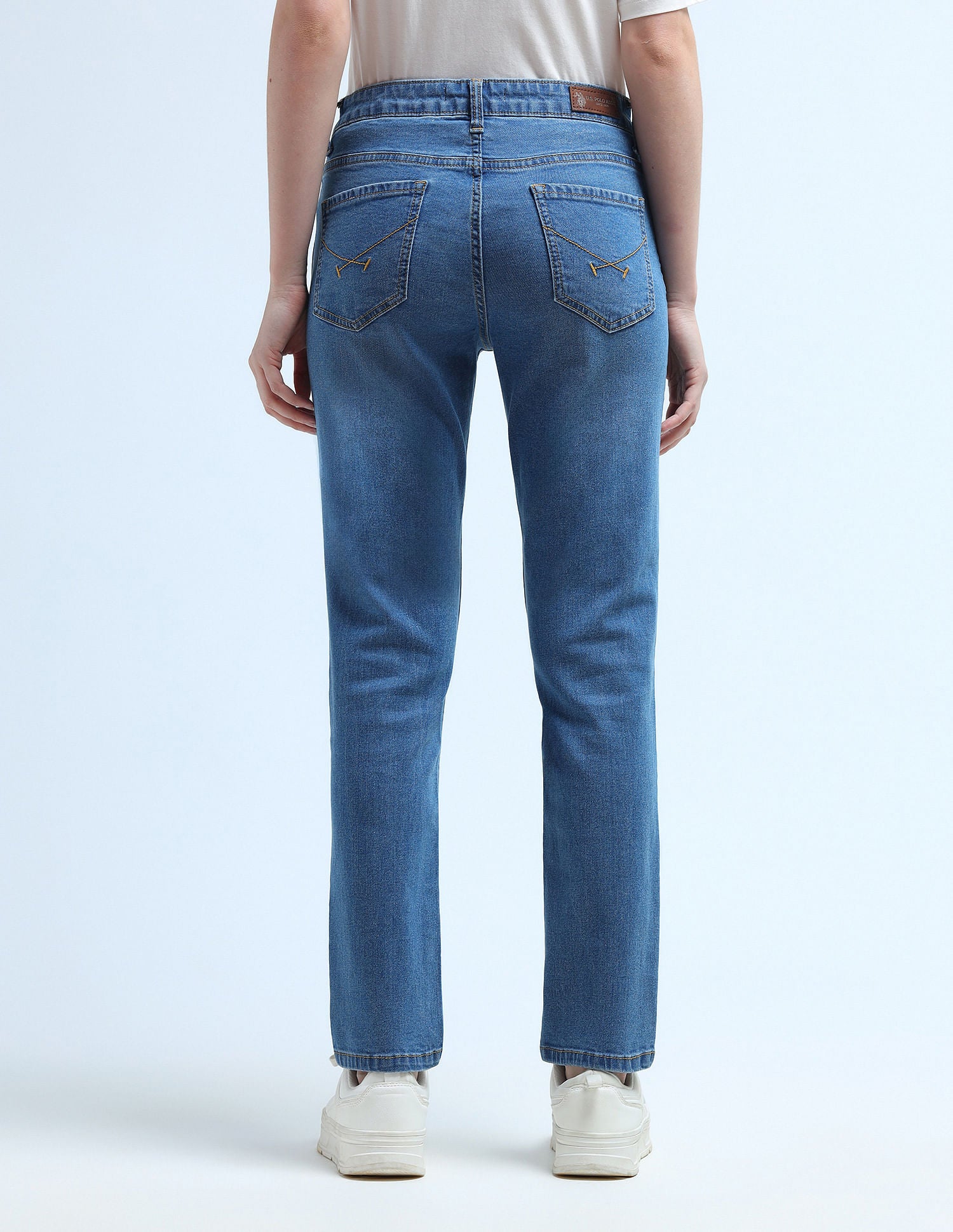 Mid Rise Slim Fit Jeans Blue - U.S. POLO ASSN. | Large