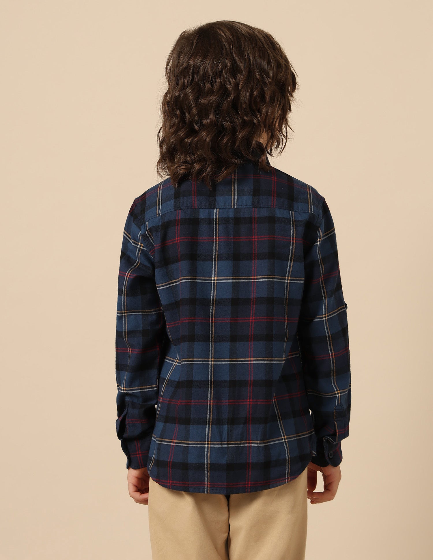 Boys All Over Printed Pure Cotton Shirt Navy - U.S. POLO ASSN. | Large