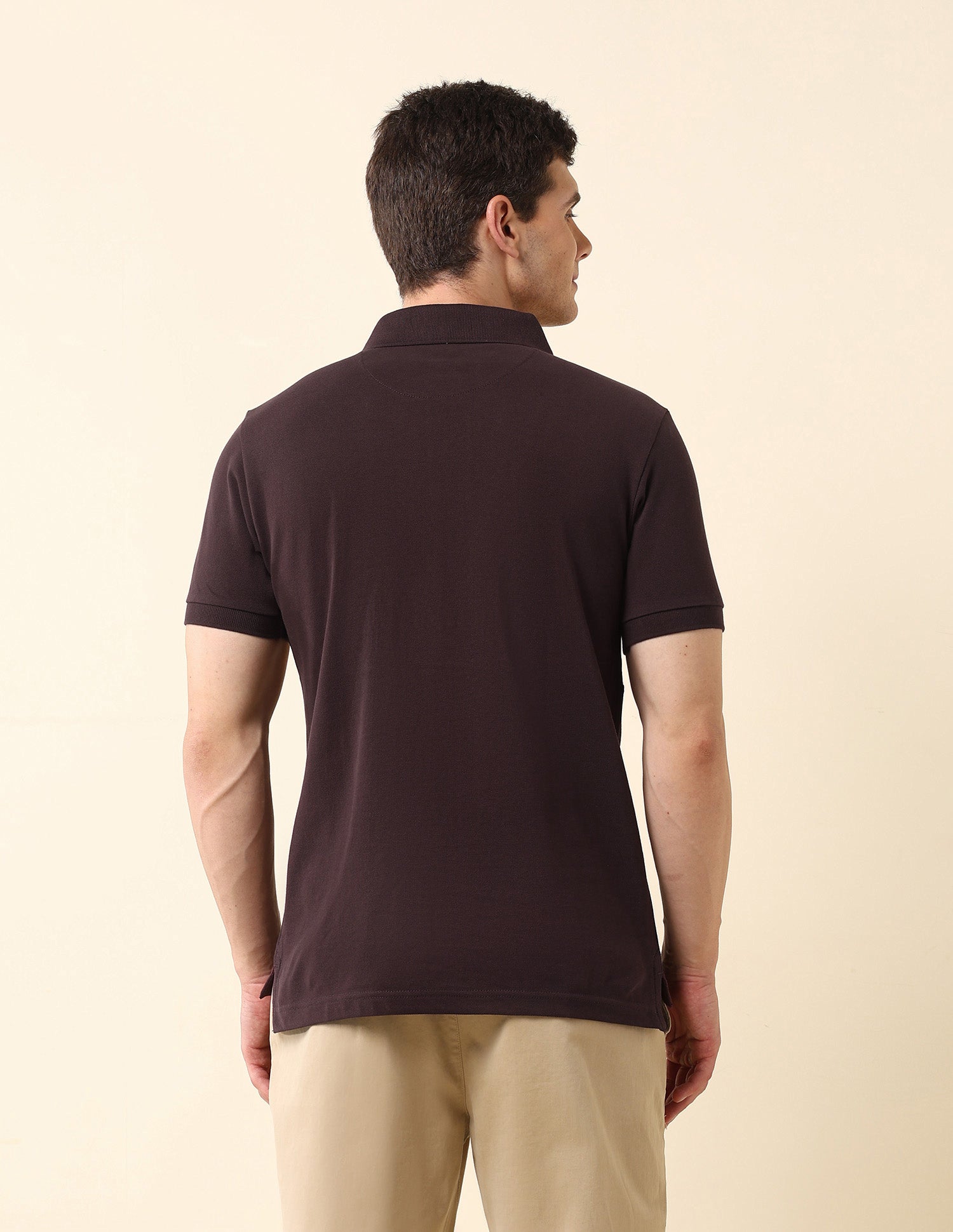Pure Cotton Classic Polo Shirt Dark Brown - U.S. Polo Assn. India | Large