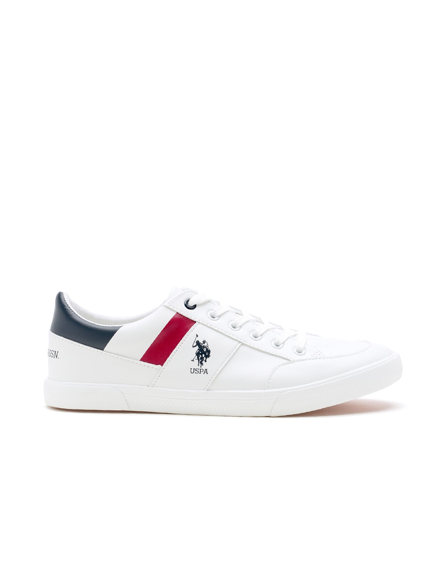 Men Lace-Ups Round Toe Narlin 3.0 Sneakers White - U.S. Polo Assn. India | Large