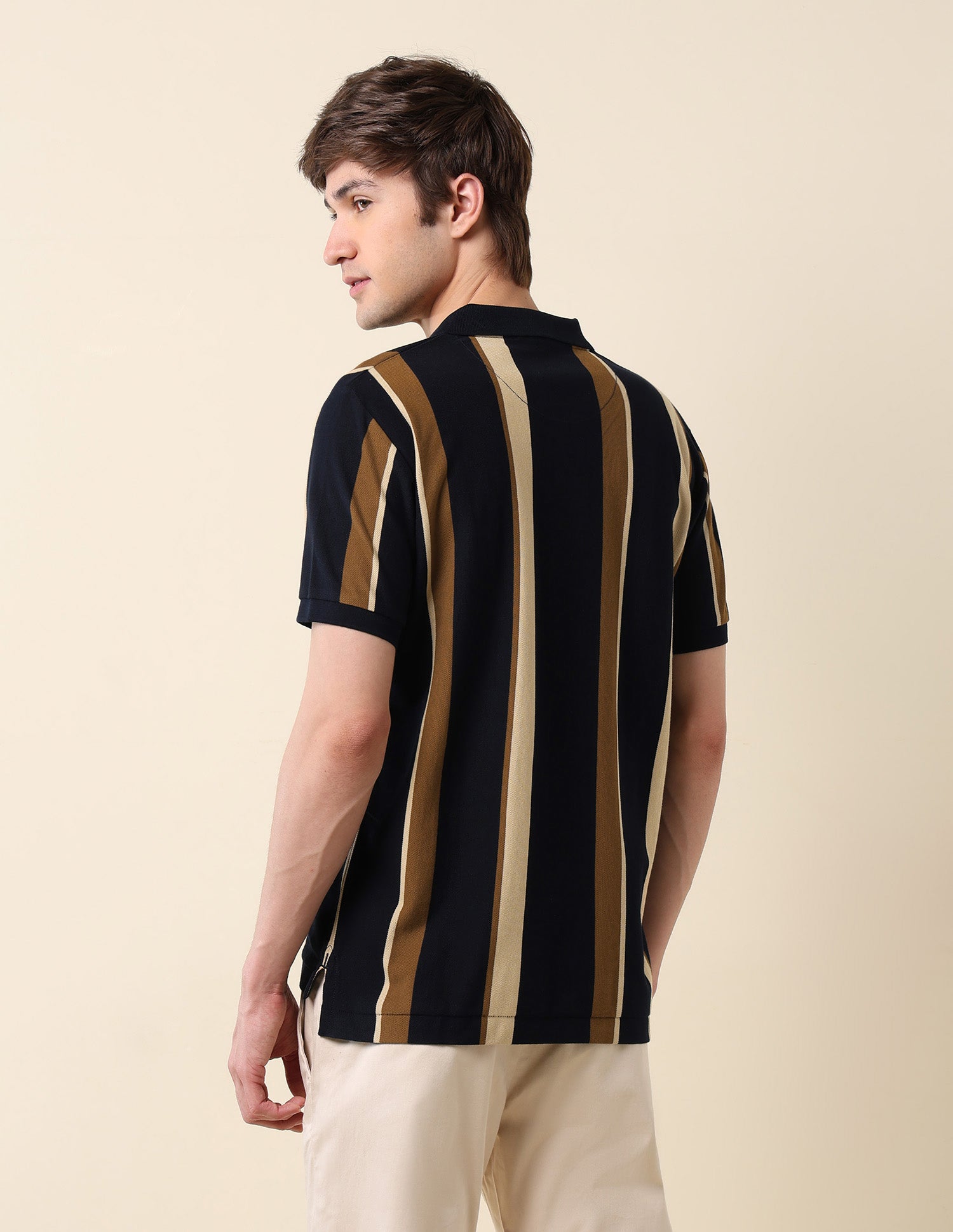 Vertical Striped Classic Polo Shirt Navy - U.S. Polo Assn. India | Large
