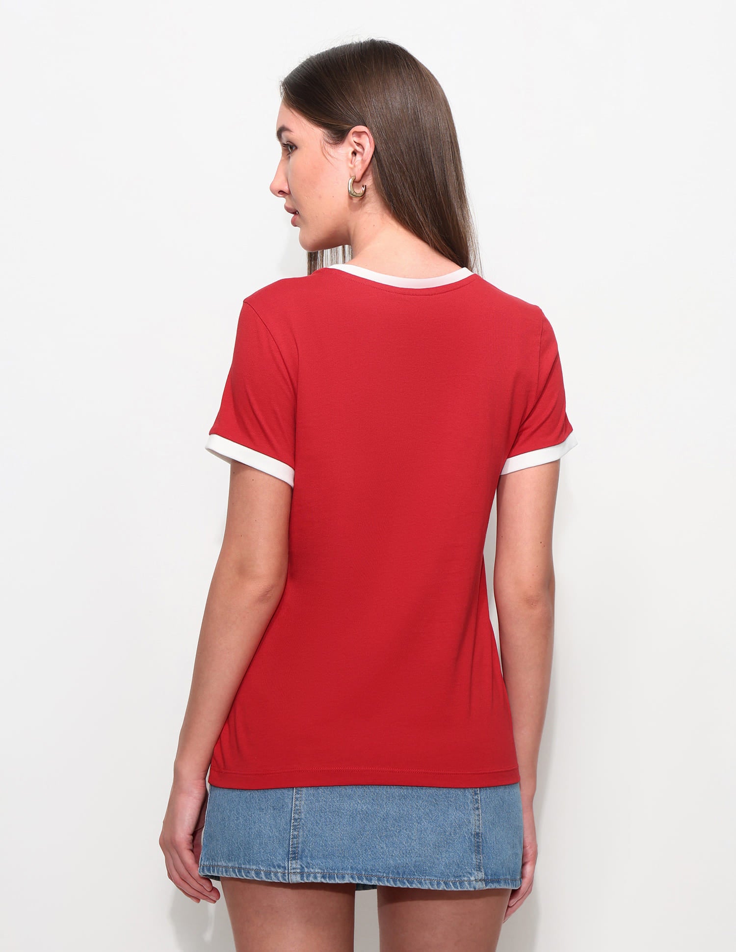 Regular Fit Brand Printed T-Shirt Red - U.S. Polo Assn. India | Large