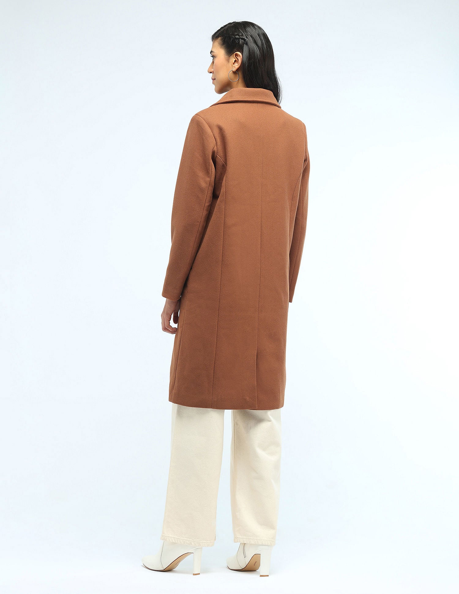 Longline Solid Felt Jacket Tan - U.S. POLO ASSN. | Large