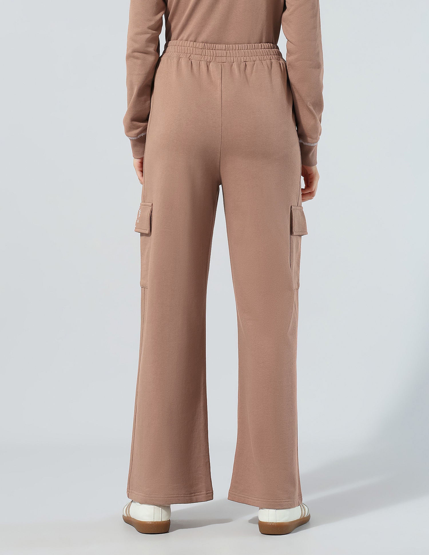 Solid Cargo Fit Trousers Light Brown - U.S. POLO ASSN. | Large