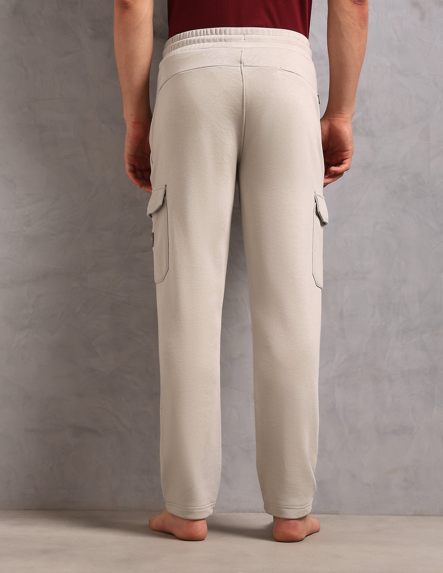 Comfort Fit Cotton OR005 Lounge Pants - Pack Of 1 Beige - U.S. POLO ASSN. | Large