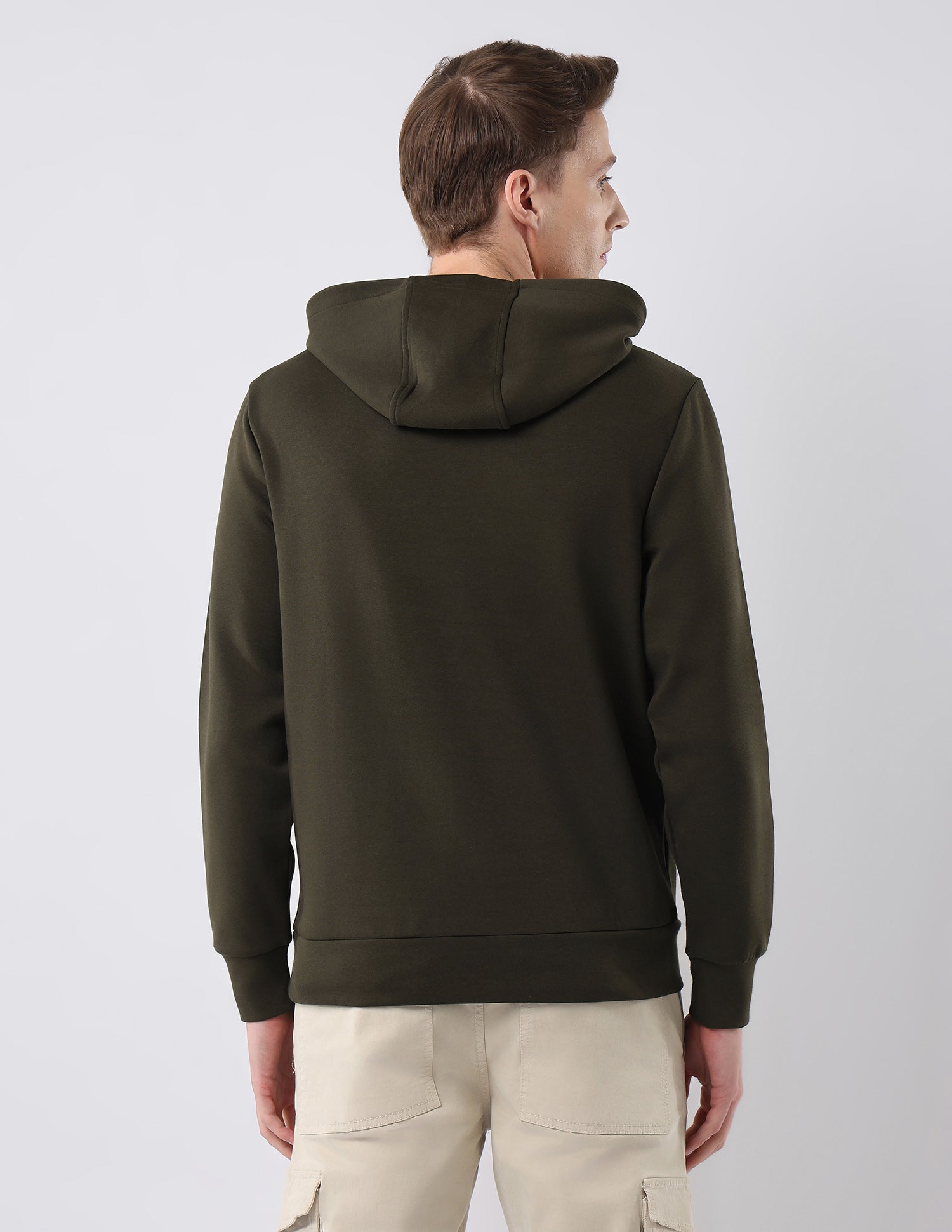 Brand Embroidered Hooded Sweatshirt Olive - U.S. POLO ASSN. | Large