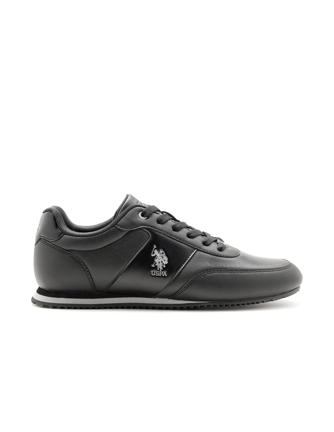 Men Marvin 2.0 Black Work Casuals Lace Up Shoes Black - U.S. Polo Assn. India | Large